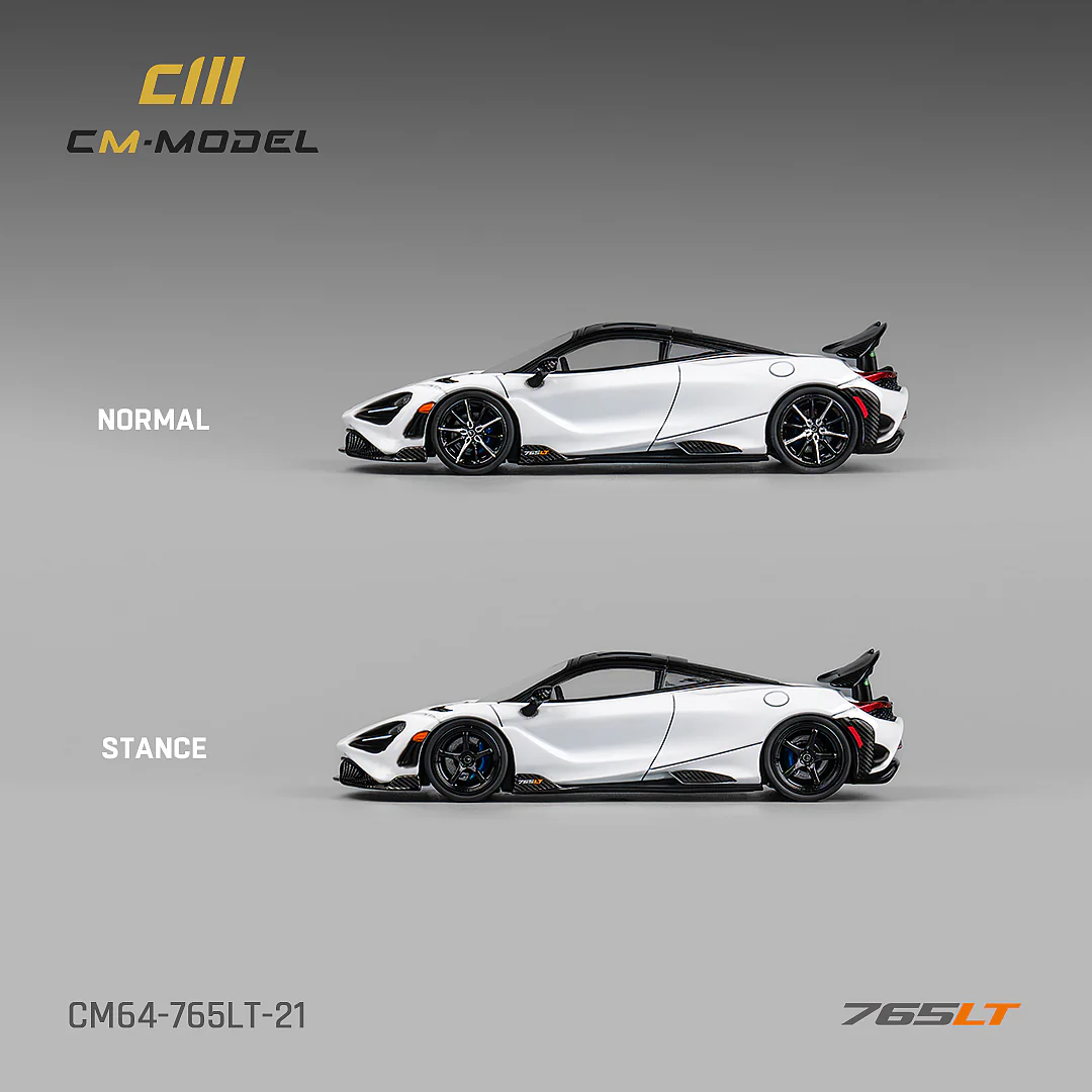 CM MODEL 1/64 Mclaren 765LT WHITE CM64-765LT-21 - Image 3