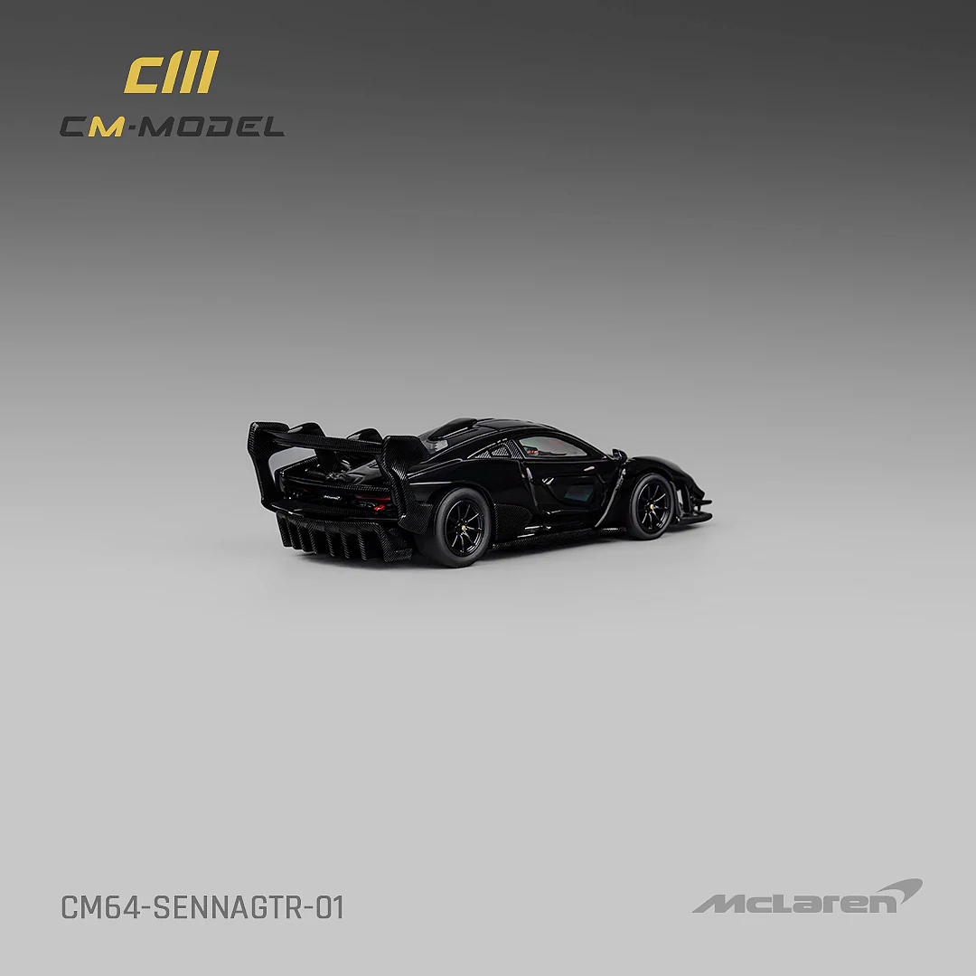 CM MODEL 1/64 Mclaren Senna GTR Black CM64-SennaGTR-01 - Image 2