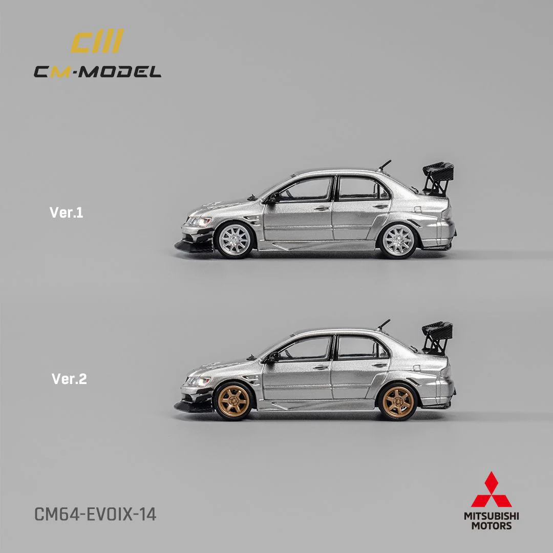 CM MODEL 1/64 Misubishi Lancer EVO IX Widebody CM64-EVOIX-14 - Image 2
