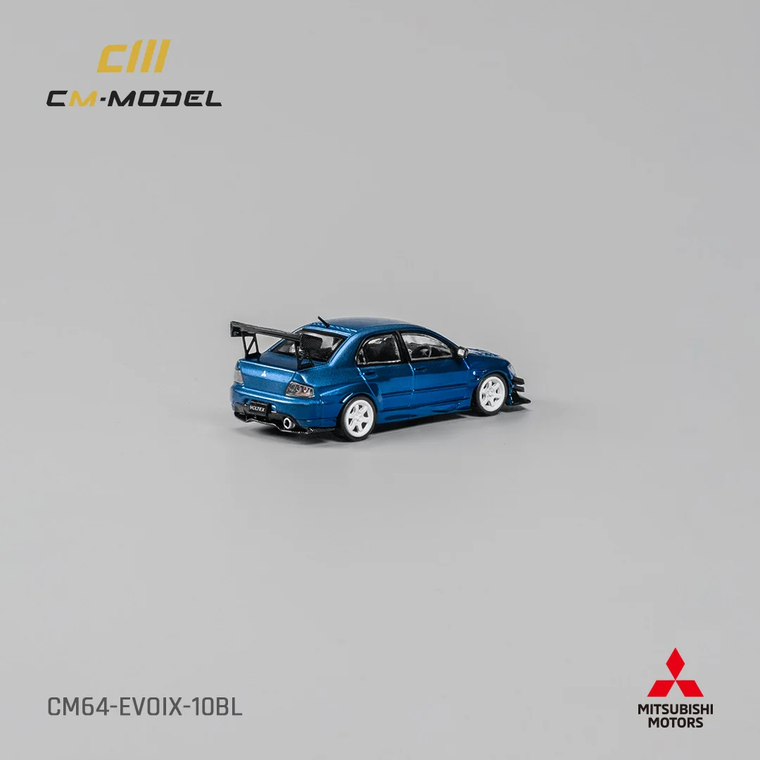 CM MODEL 1/64 Misubishi Lancer Evoix Metallic Blue CM64-EVOIX-10BL - Image 3