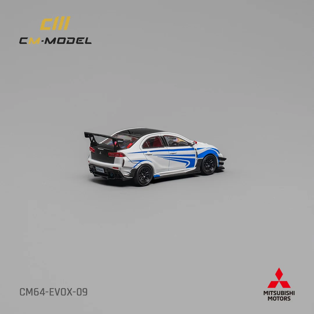 CM MODEL 1/64 Misubishi Lancer EvoX Varis White CM64-EVOX-09 - Image 2