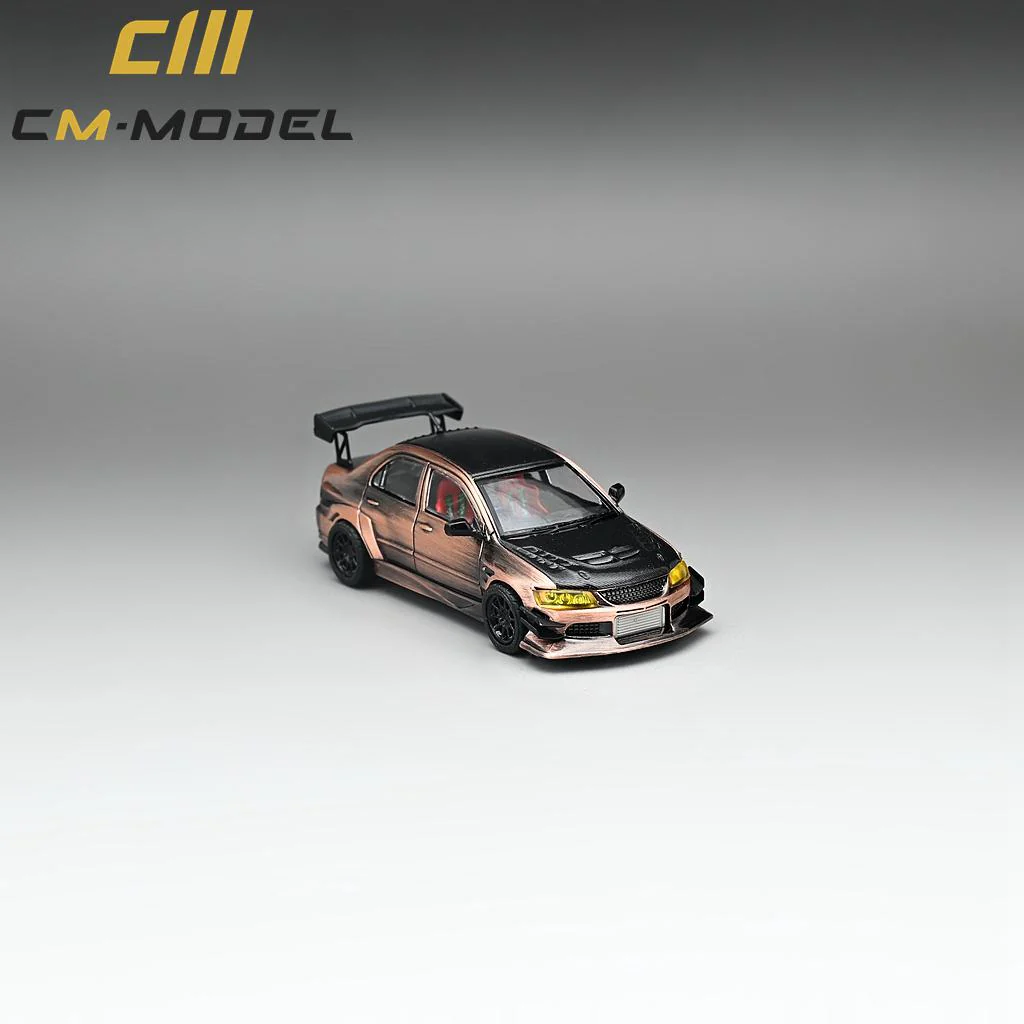 CM MODEL 1/64 Mitsubishi Lancer Evo IX Bronze Carbon Version CM64-EVOIX-20 - Image 3