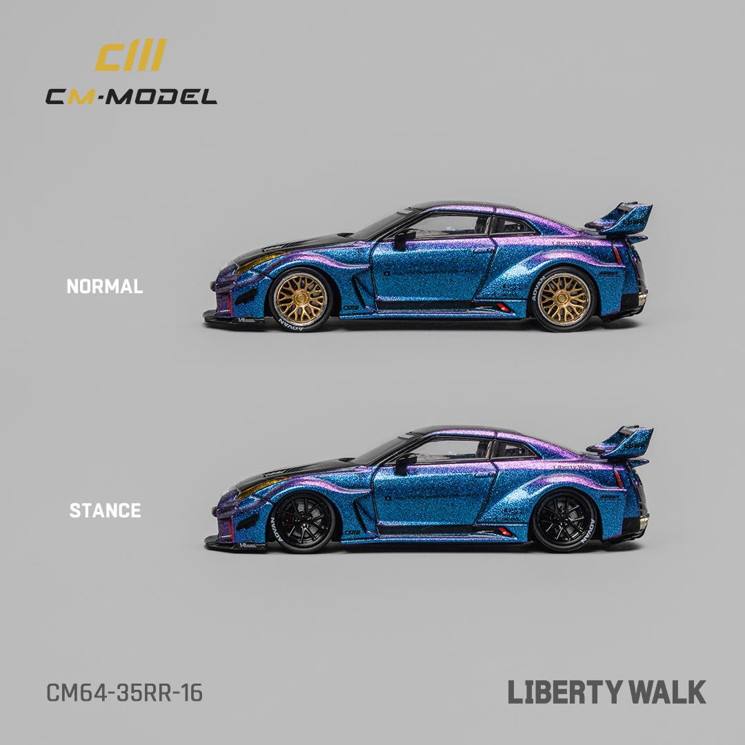 CM MODEL 1/64 Nissan LBWK 35GT-RR Chameleon CM64-35RR-16 - Image 2
