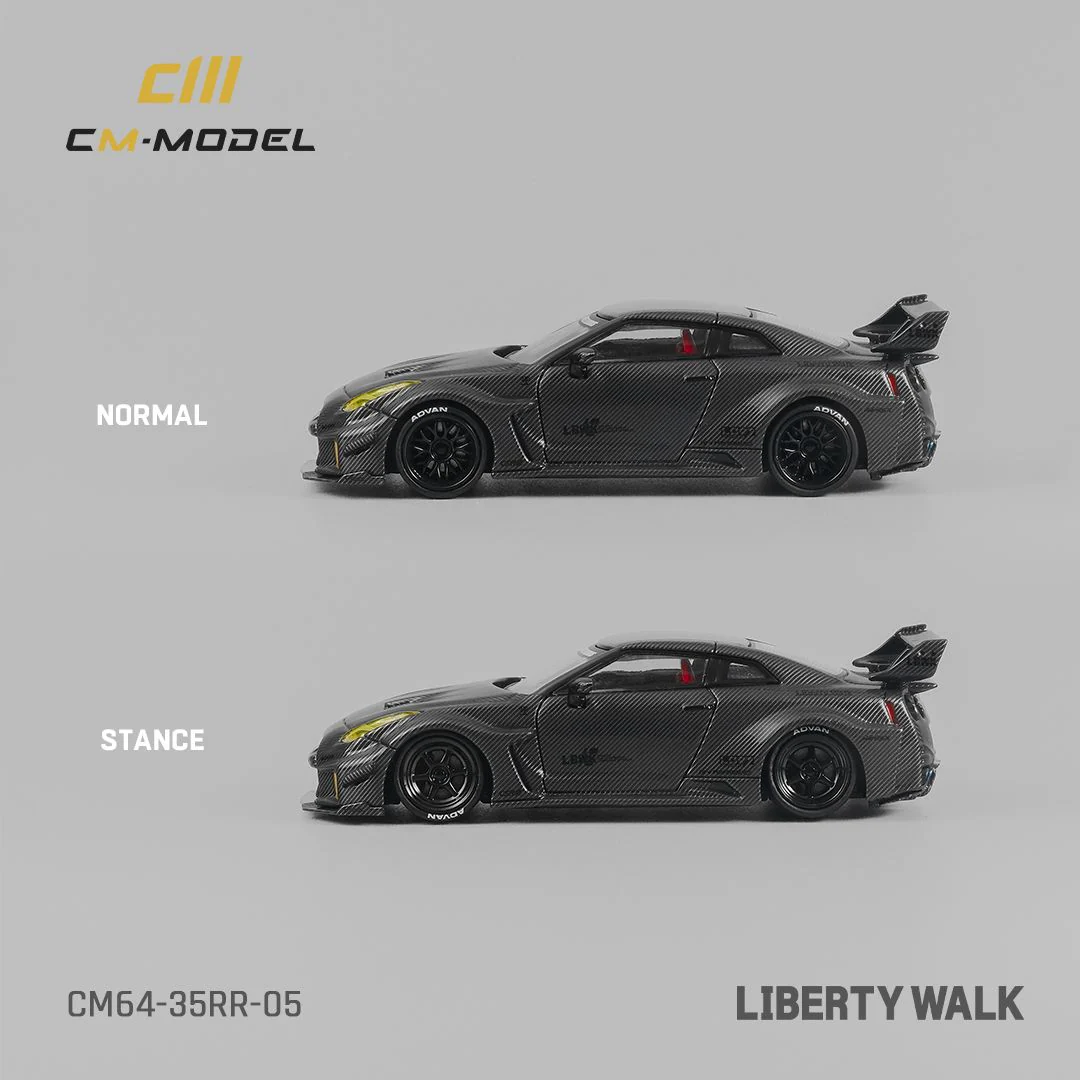CM MODEL 1/64 Nissan LBWK GT35RR Super Silhouette Full Carbon CM64-35RR-05 - Image 2