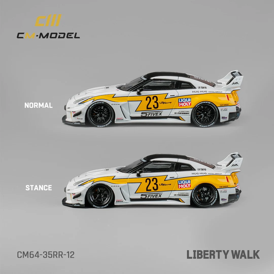 CM MODEL 1/64 Nissan LBWK GT35RR Super Silhouette No.23 CM64-35RR-12 - Image 2