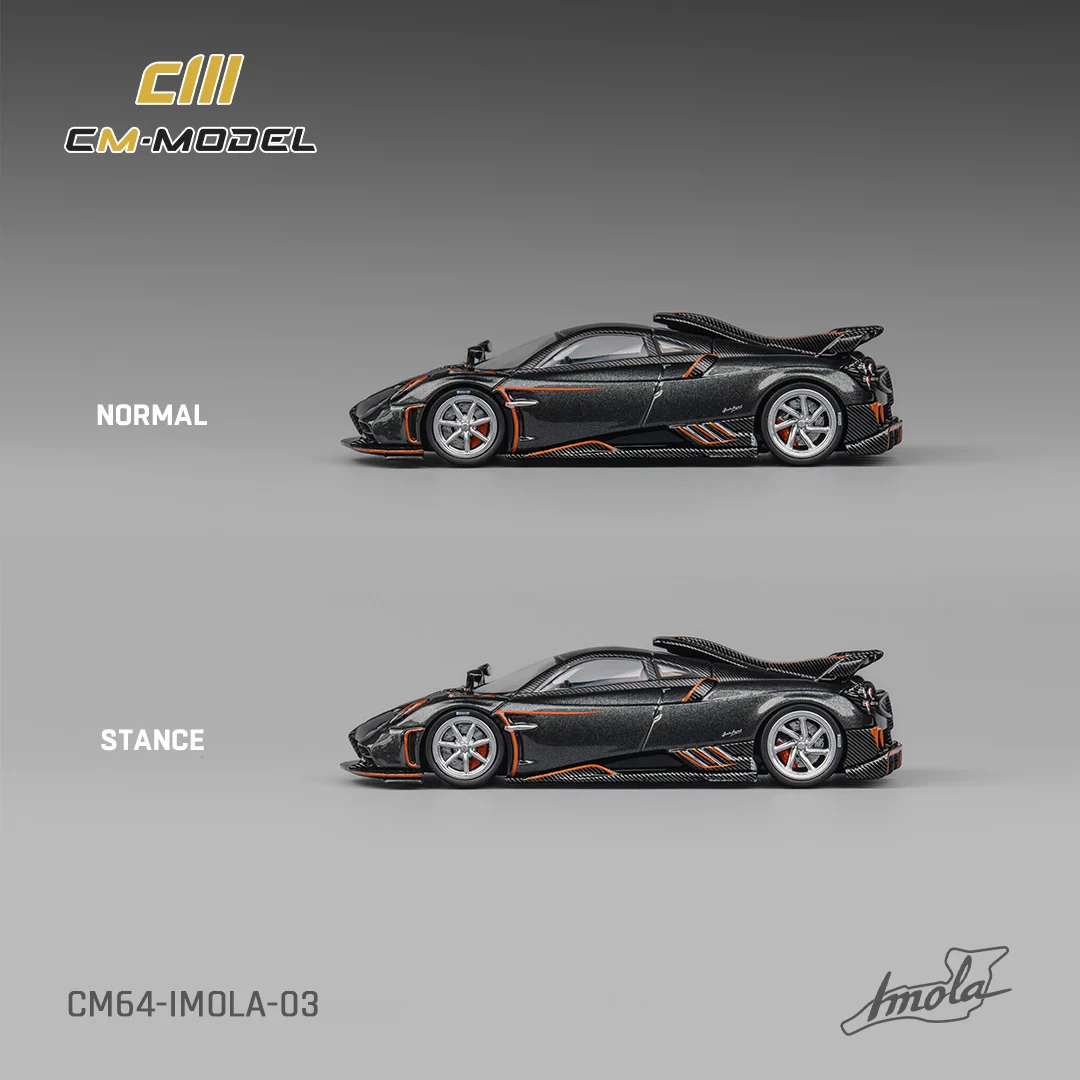 CM MODEL 1/64 Pagani Imola Metallic Gray CM64- IMOLA-03 - Image 2
