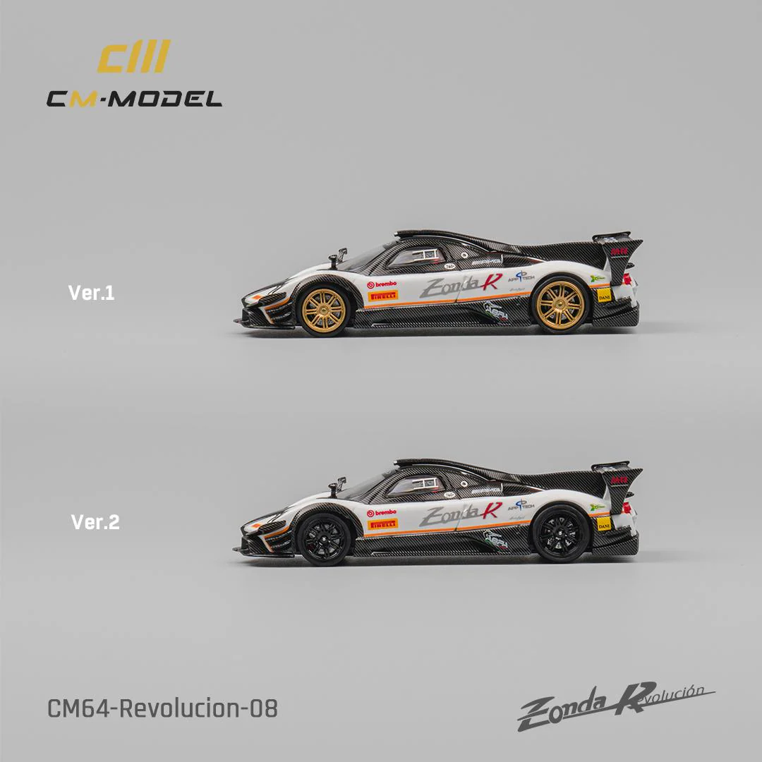 CM MODEL 1/64 Pagani Zonda Rev (White) CM64-Revolucion-08 - Image 2