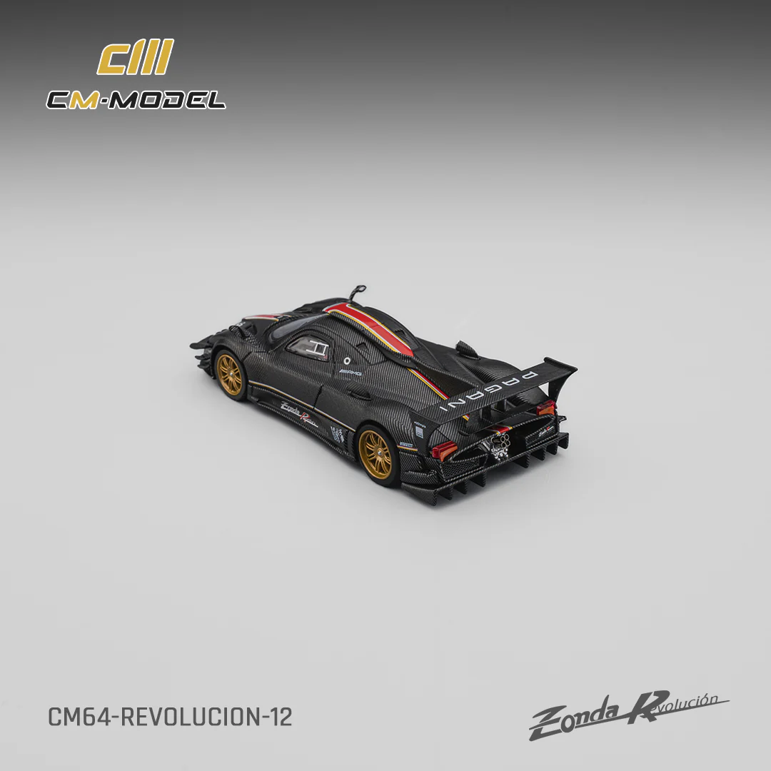 PREORDER CM MODEL 1/64 Pagani Zonda Revlucion Drycarbon (Complimentary Nürburgring Lap Time Model-Specific Decal) CM64-Revolucion-12 (Approx. Release Date : Q2 2026 subject to manufacturer's final decision) - Image 3
