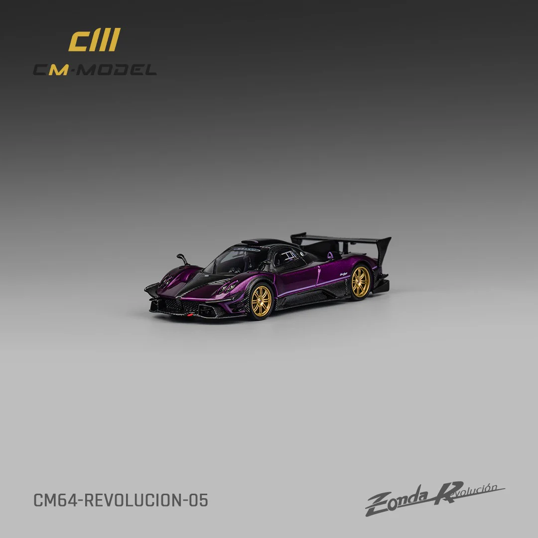 CM MODEL 1/64 Pagani Zonda Revolucion Purple CM64-Revolucion-05 - Image 3