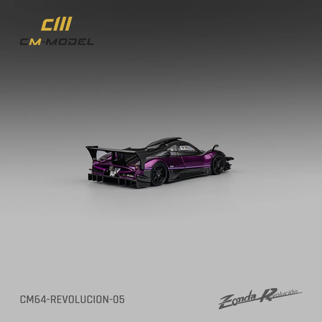 CM MODEL 1/64 Pagani Zonda Revolucion Purple CM64-Revolucion-05 - Image 4