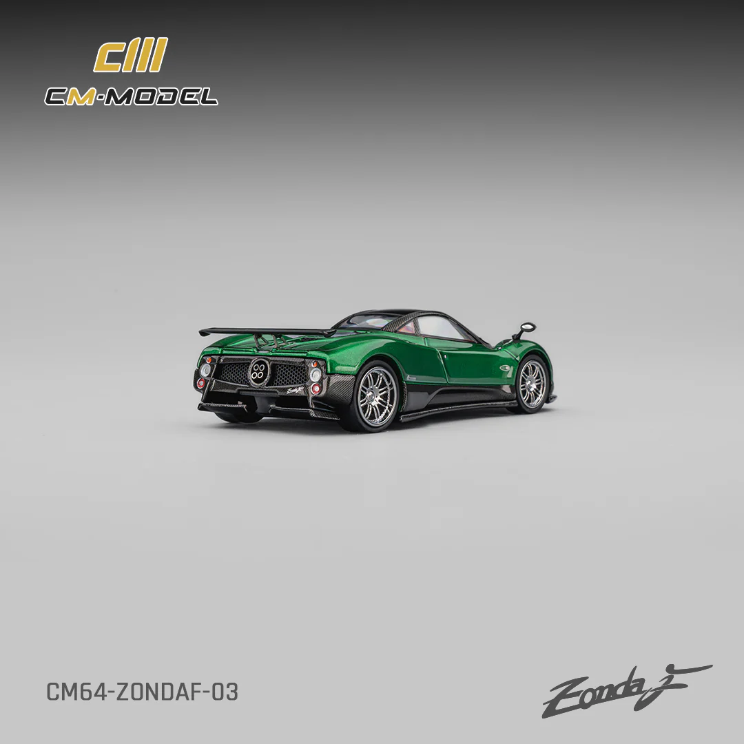 PREORDER CM MODEL 1/64 Pagani ZondaF Metallic Emerald Green CM64-ZondaF-03 (Approx. Release Date : Q3 2026 subject to manufacturer's final decision) - Image 2