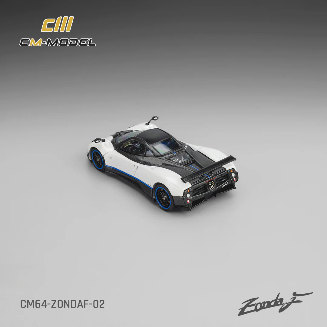 PREORDER CM MODEL 1/64 Pagani ZondaF Pearl White Blue line CM64-ZondaF-02 (Approx. Release Date : Q2 2026 subject to manufacturer's final decision) - Image 2