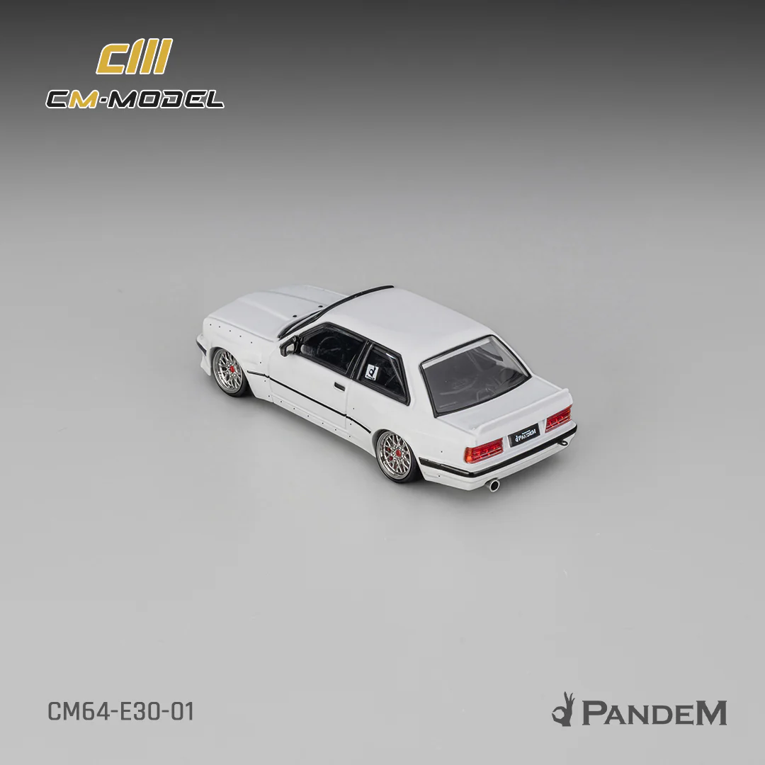 PREORDER CM MODEL 1/64 Pandem M3 E30 Pearl White CM64-E30-01 (Approx. Release Date : Q2 2026 subject to manufacturer's final decision) - Image 3