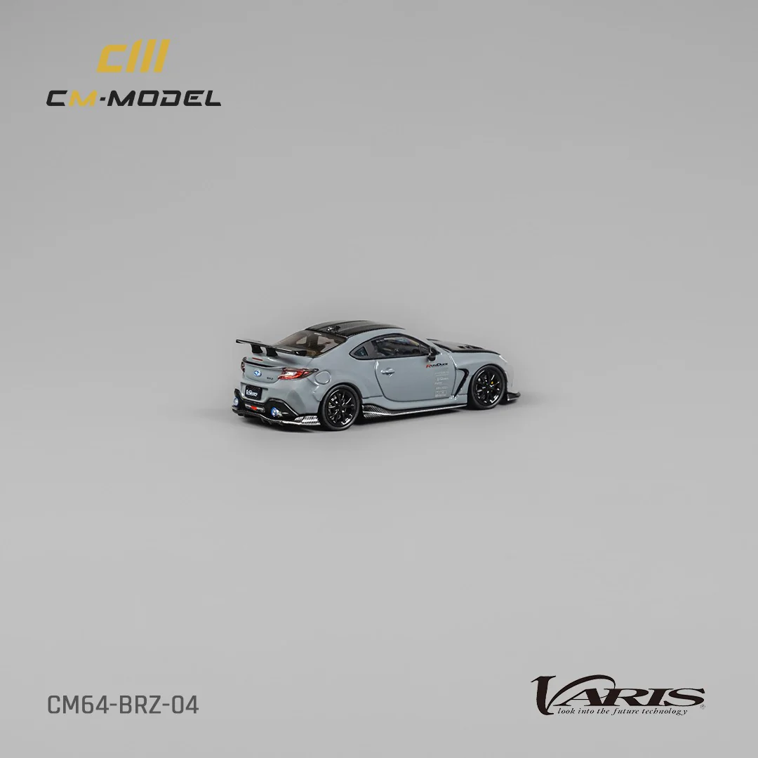 CM MODEL 1/64 Subaru BRZ Varis BRZ ARISING-1 Gray CM64-BRZ-04 - Image 3