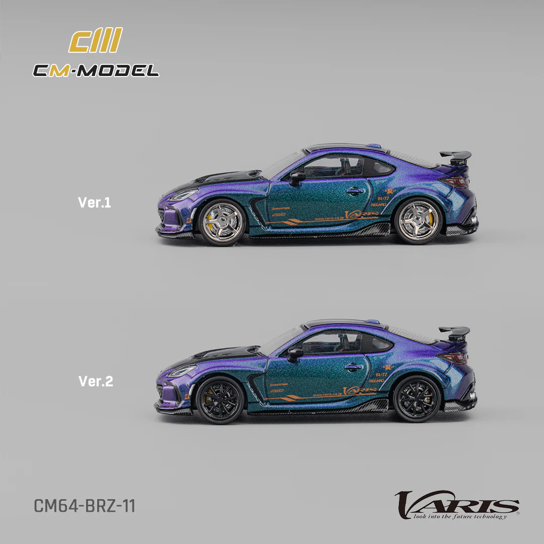 PREORDER CM MODEL 1/64 SUBARU BRZ Varis ChromaFlair CM64-BRZ-11 (Approx. Release Date : Q3 2026 subject to manufacturer's final decision) - Image 2