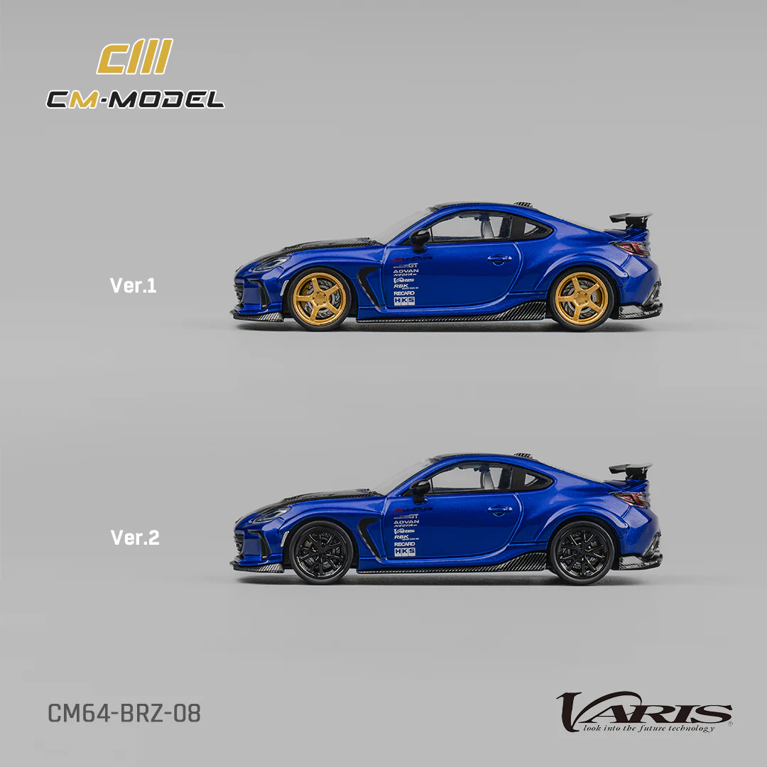 PREORDER CM MODEL 1/64 Subaru BRZ Varis Widebody Blue CM64-BRZ-08 (Approx. Release Date : Q3 2026 subject to manufacturer's final decision) - Image 2