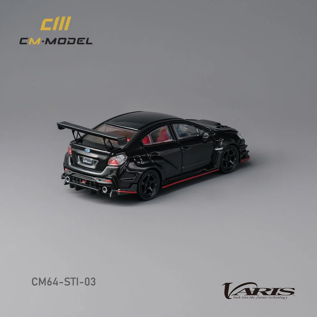 CM MODEL 1/64 Subaru Varis Widebody V.1 Black CM64-STI-03 - Image 2