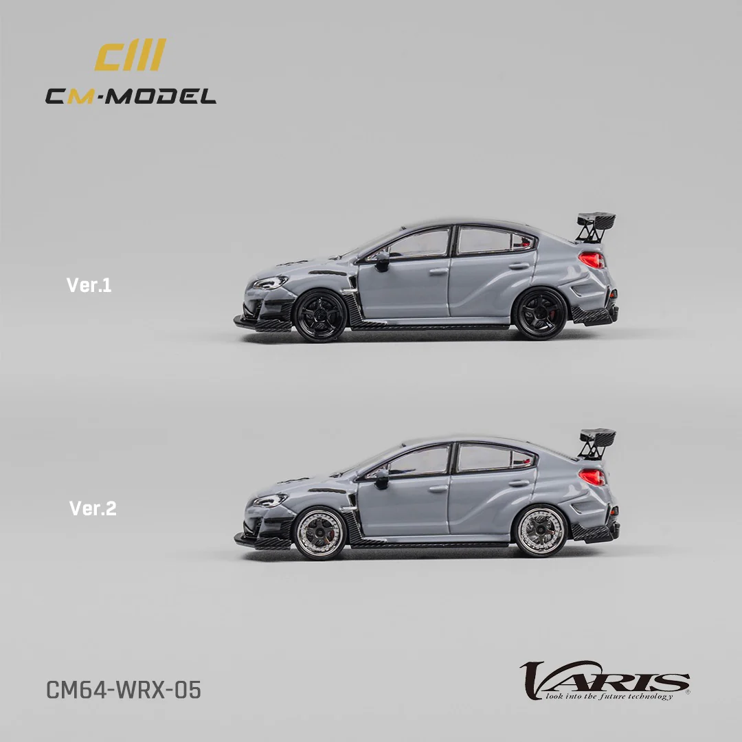 CM MODEL 1/64 Subaru WRX Varis Widebody 2.0 Gray CM64-WRX-05 - Image 2
