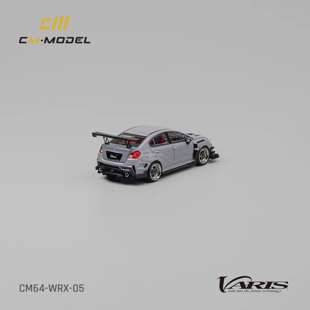 CM MODEL 1/64 Subaru WRX Varis Widebody 2.0 Gray CM64-WRX-05 - Image 3