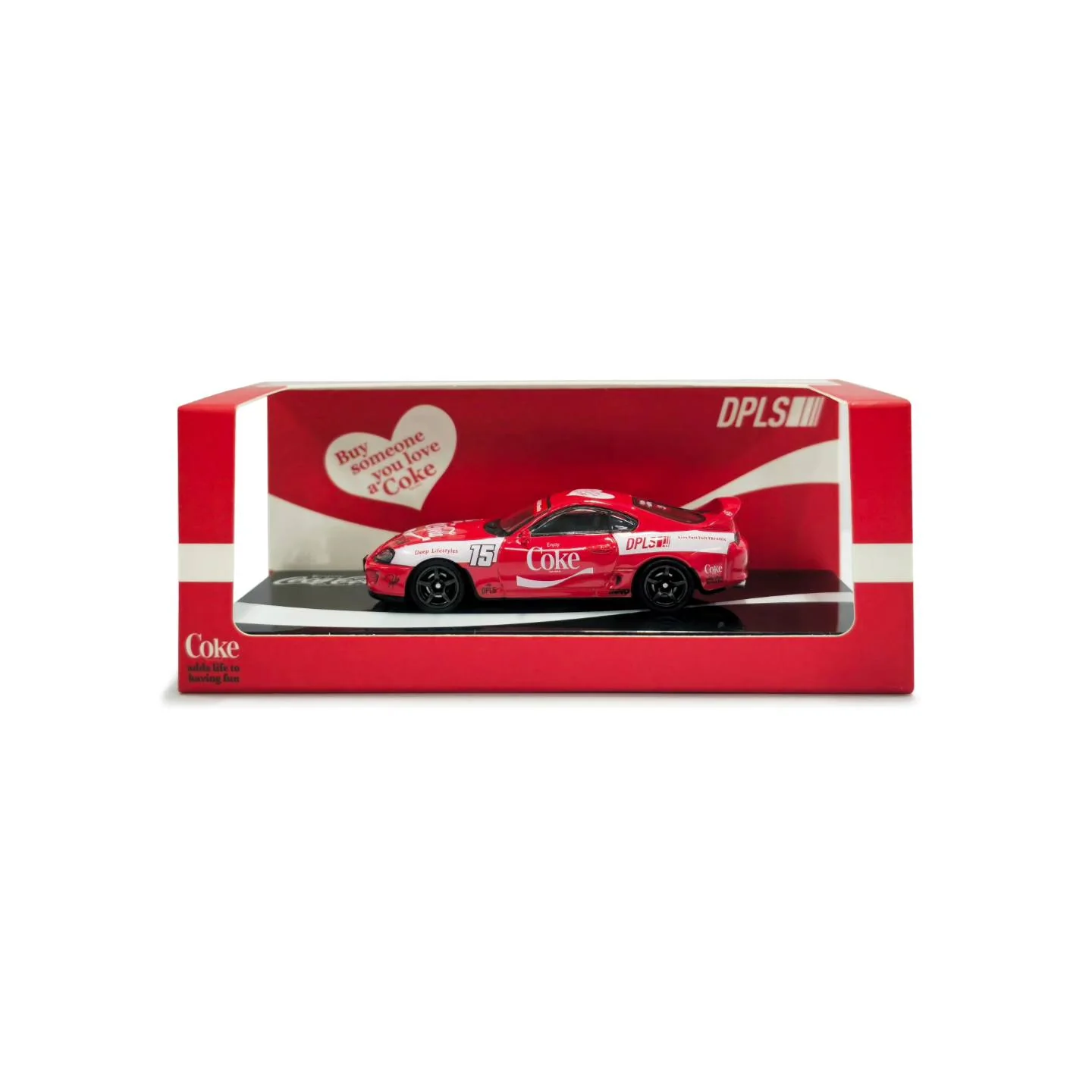 DPLS x INNO 1/64 Coca Cola Toyota Supra (A80) Box Set HKTS 2025 Exclusive Event Model COKE117 - Image 2
