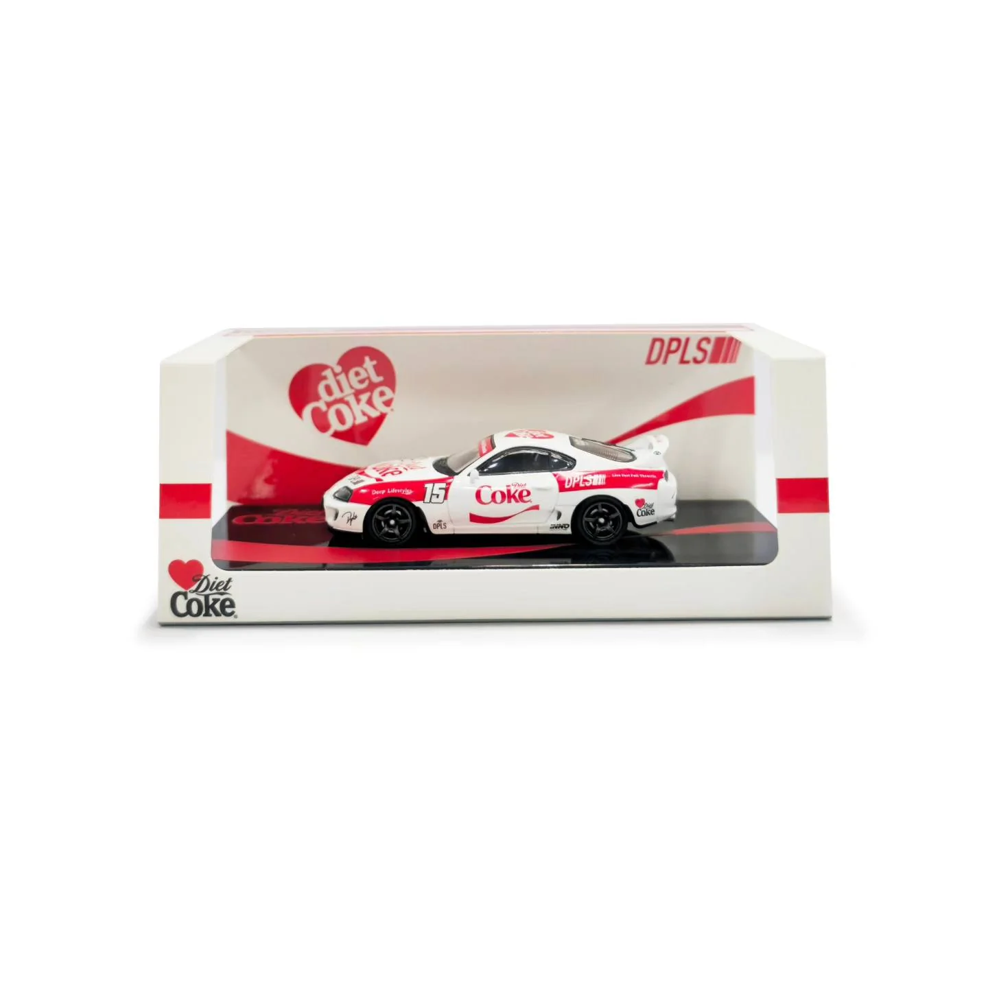 DPLS x INNO 1/64 Coca Cola Toyota Supra (A80) Box Set HKTS 2025 Exclusive Event Model COKE117 - Image 3