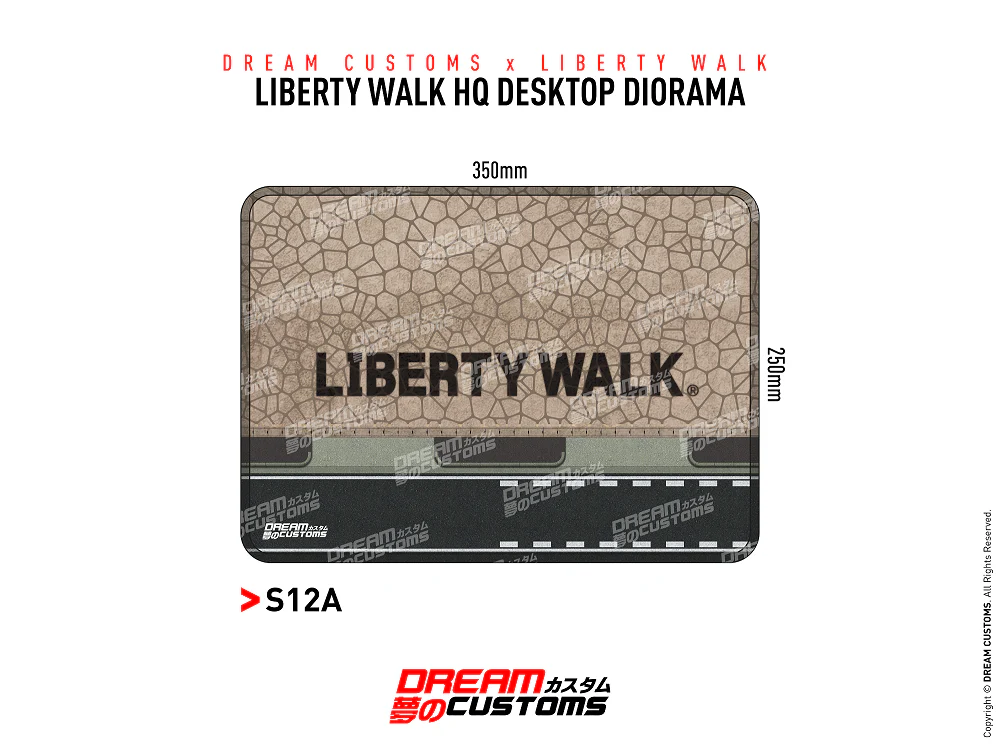 DREAM CUSTOMS Desktop Diorama 350mmx 250mm with LIBERTYWALK S12a - Image 2