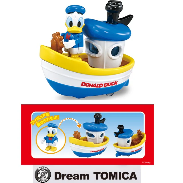 Dream TOMICA Ride on Disney RD-04 Donald Duck & Steam Boat - Image 4