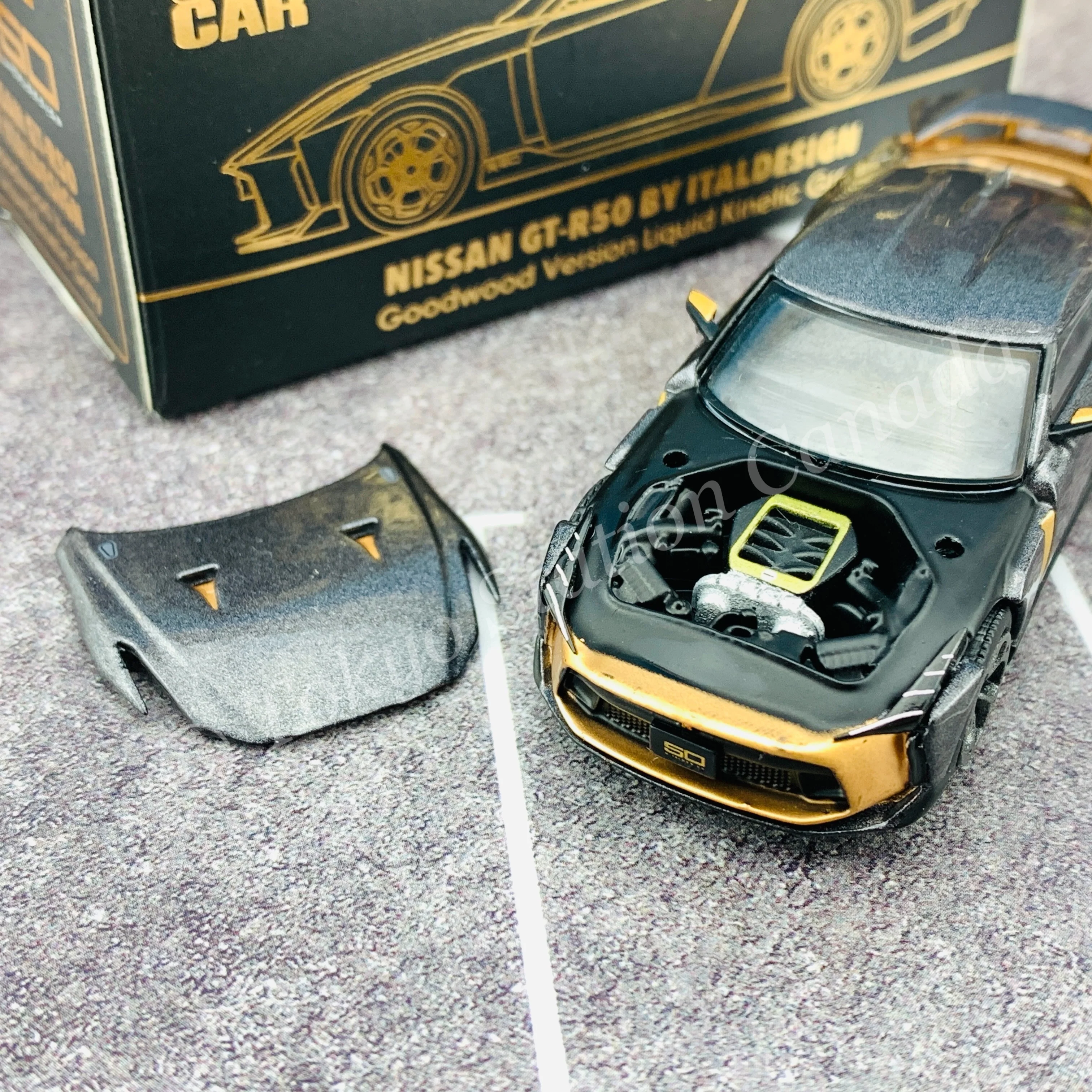 ERA CAR 1/64 SP Nissan GT-R50 By Italdesign - Goodwood Version Liquid Kinetic Gray NS21GTRSP44 - Image 2