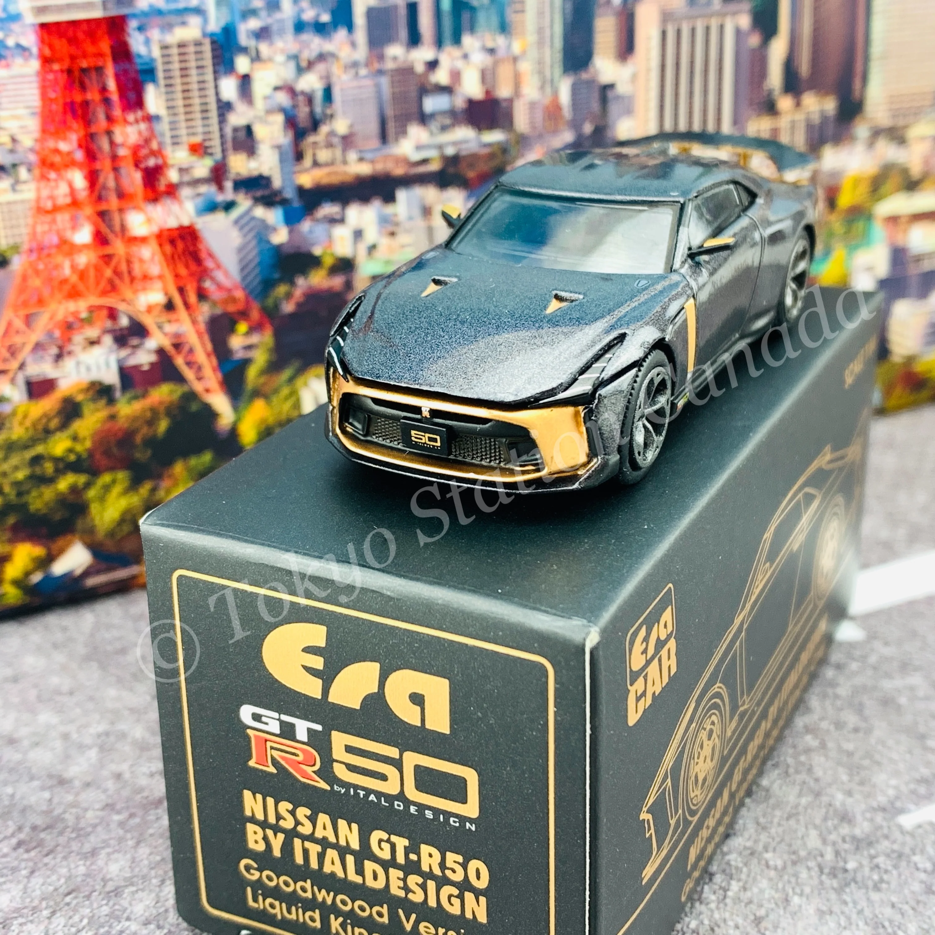 ERA CAR 1/64 SP Nissan GT-R50 By Italdesign - Goodwood Version Liquid Kinetic Gray NS21GTRSP44 - Image 4