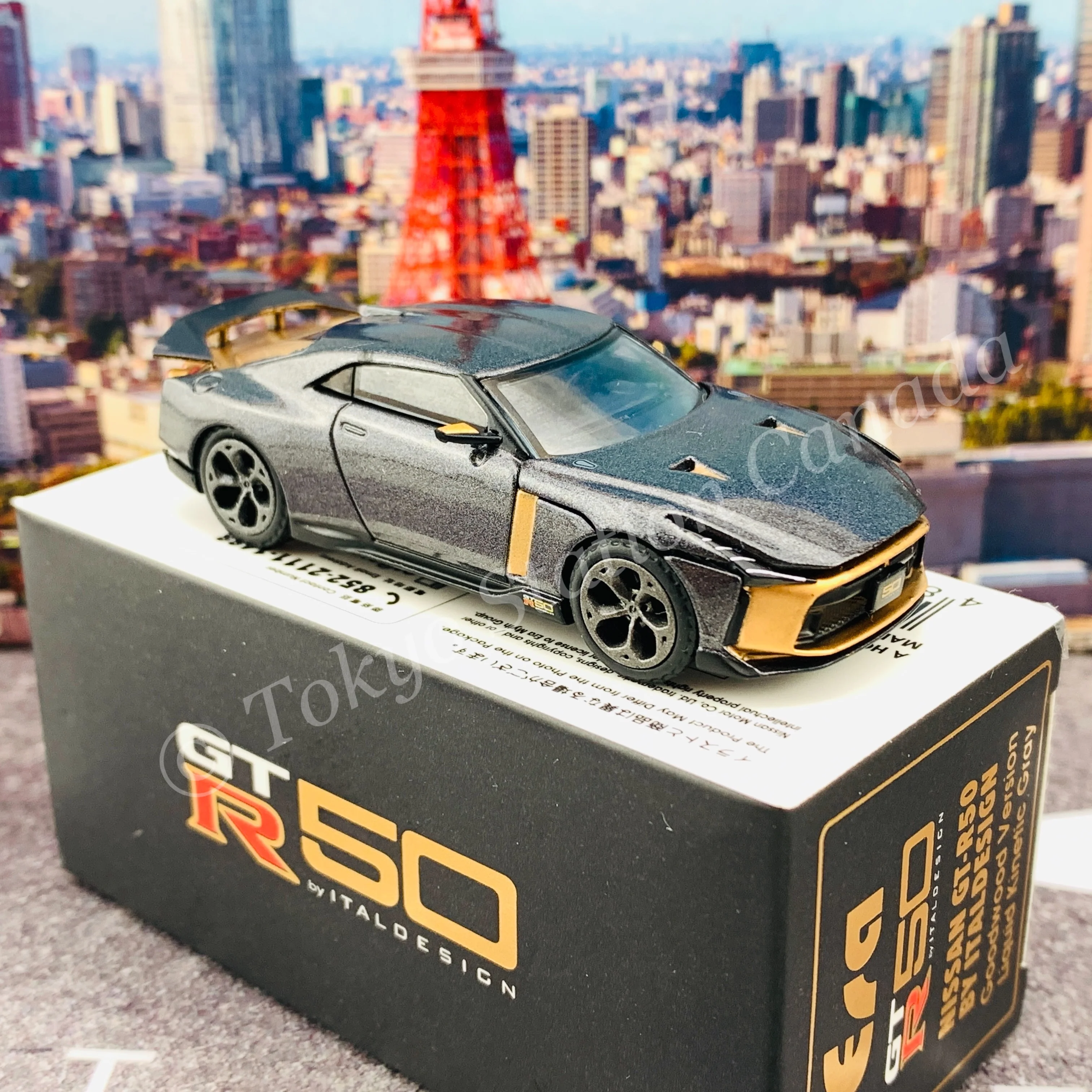 ERA CAR 1/64 SP Nissan GT-R50 By Italdesign - Goodwood Version Liquid Kinetic Gray NS21GTRSP44 - Image 6