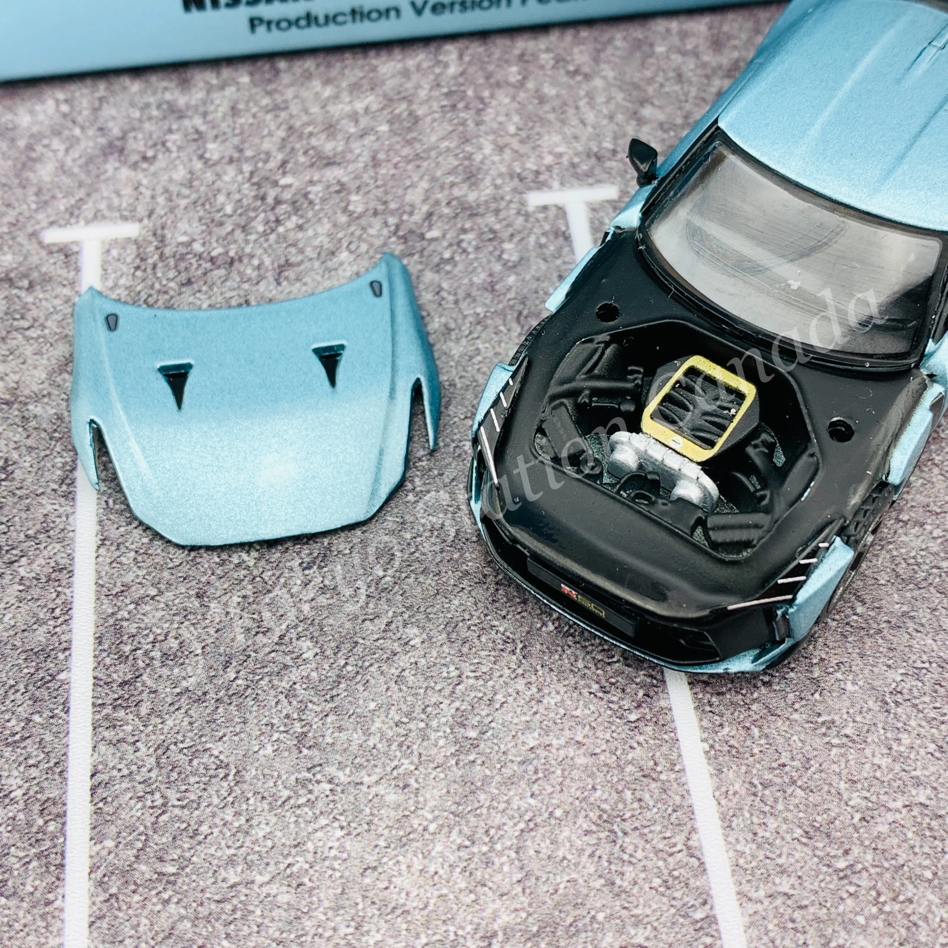 ERA CAR 1/64 SP Nissan GT-R50 By Italdesign - Production Version Pearl Blue NS21GTRSP51 - Image 2