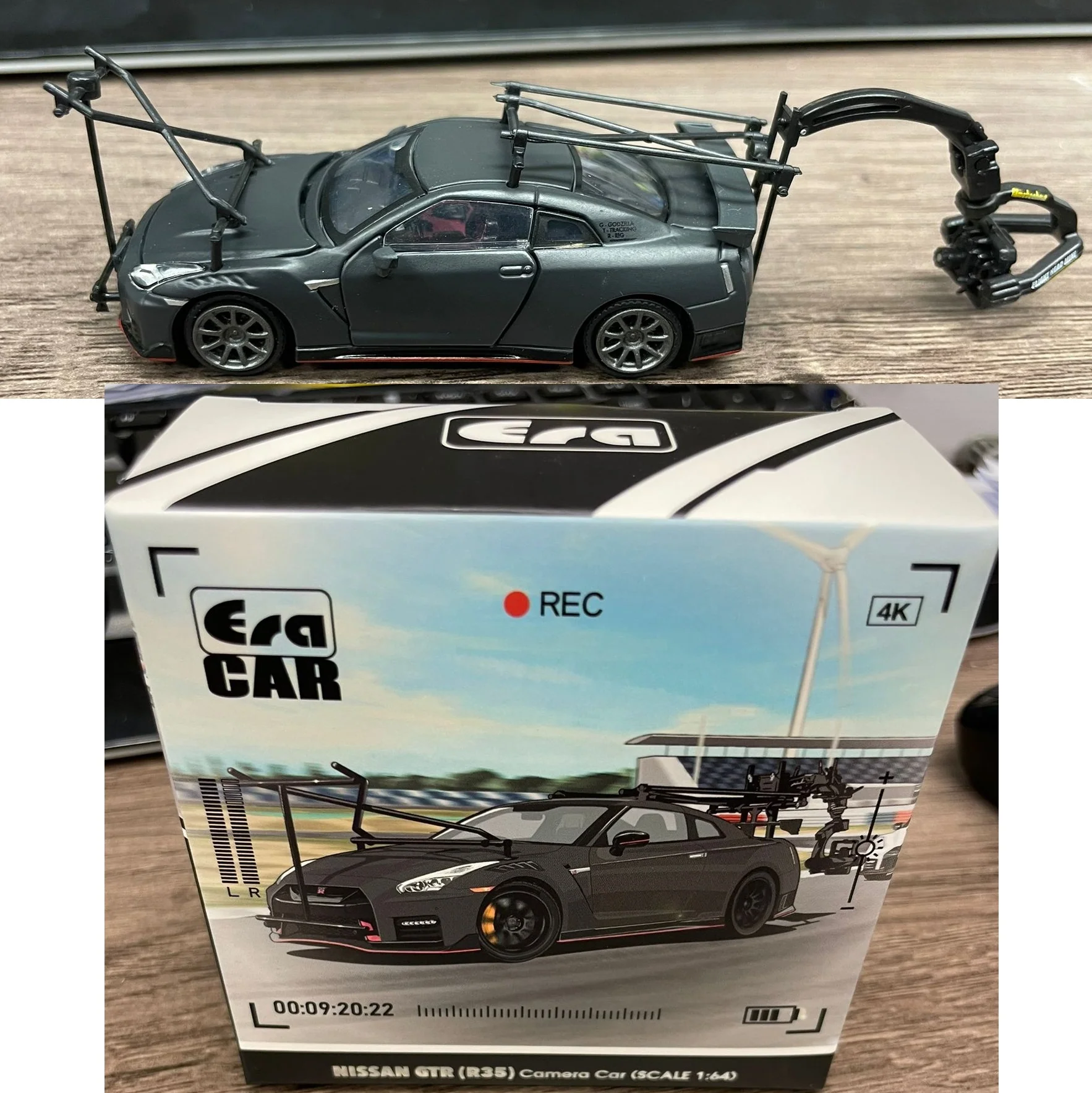 ERA CAR 1/64 SP Nissan GT-R(R35) Camera Car "HK Toycar Show Edition" NS22GTRSP108 - Image 2