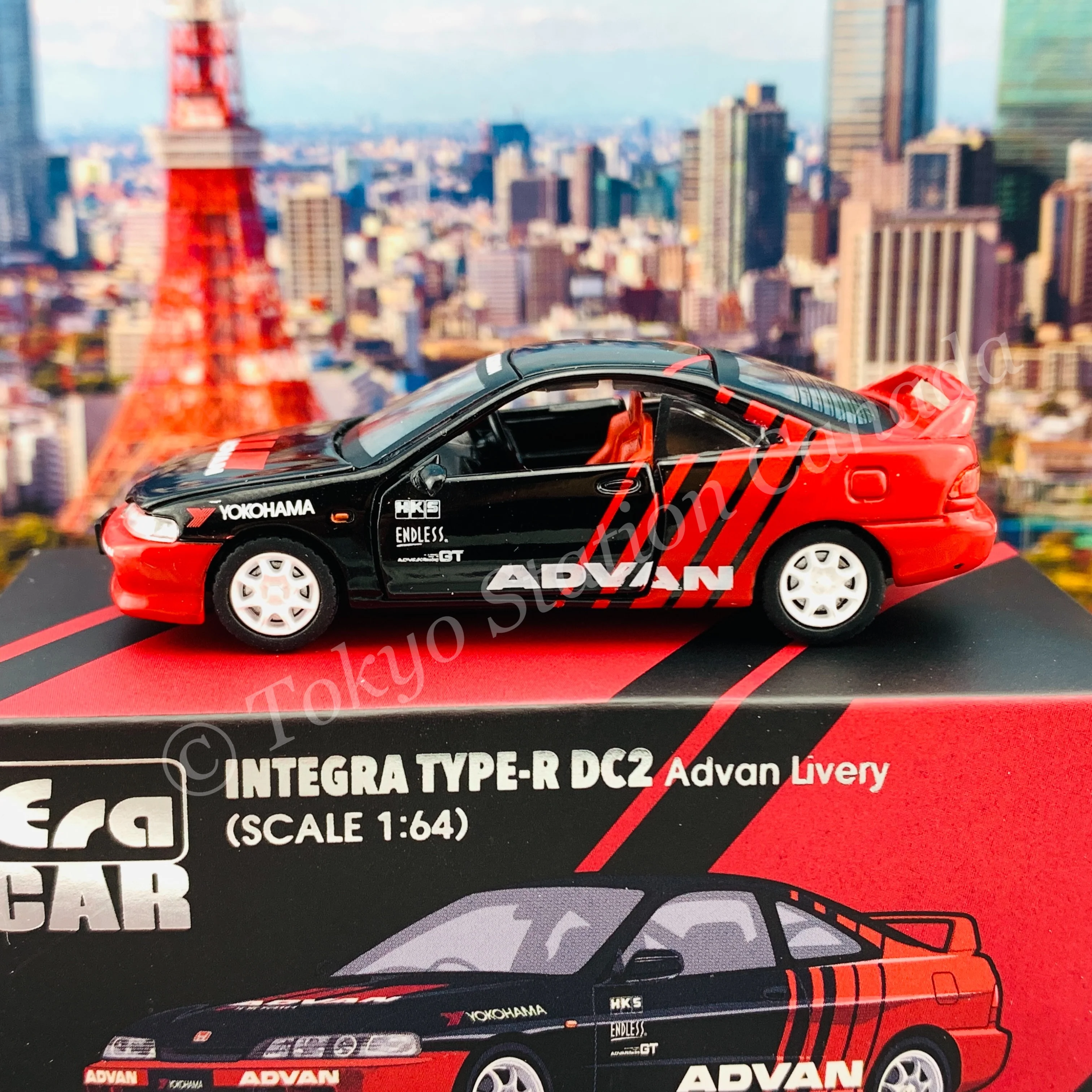 ERA CAR 1/64 SP53 Integra Type R Dc2 Advan Livery HA21DC2SP53 - Image 2