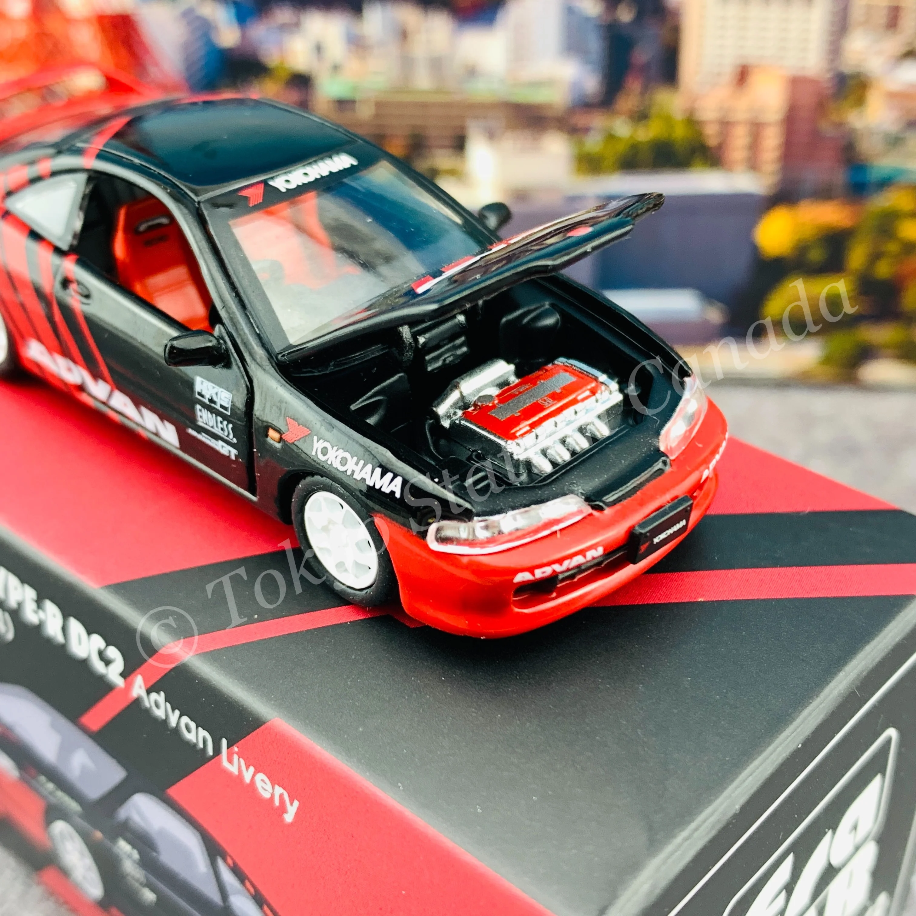 ERA CAR 1/64 SP53 Integra Type R Dc2 Advan Livery HA21DC2SP53 - Image 4