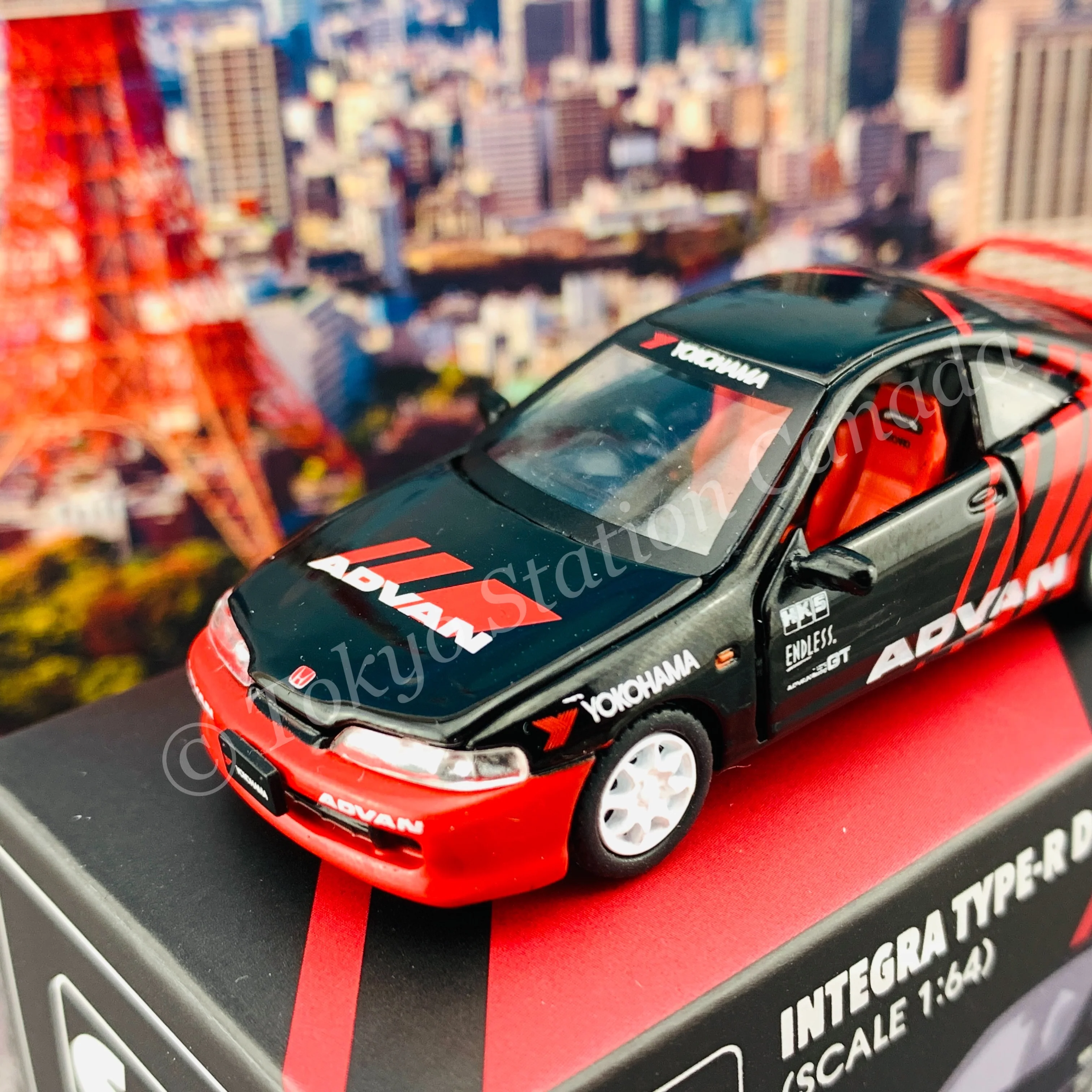 ERA CAR 1/64 SP53 Integra Type R Dc2 Advan Livery HA21DC2SP53 - Image 5