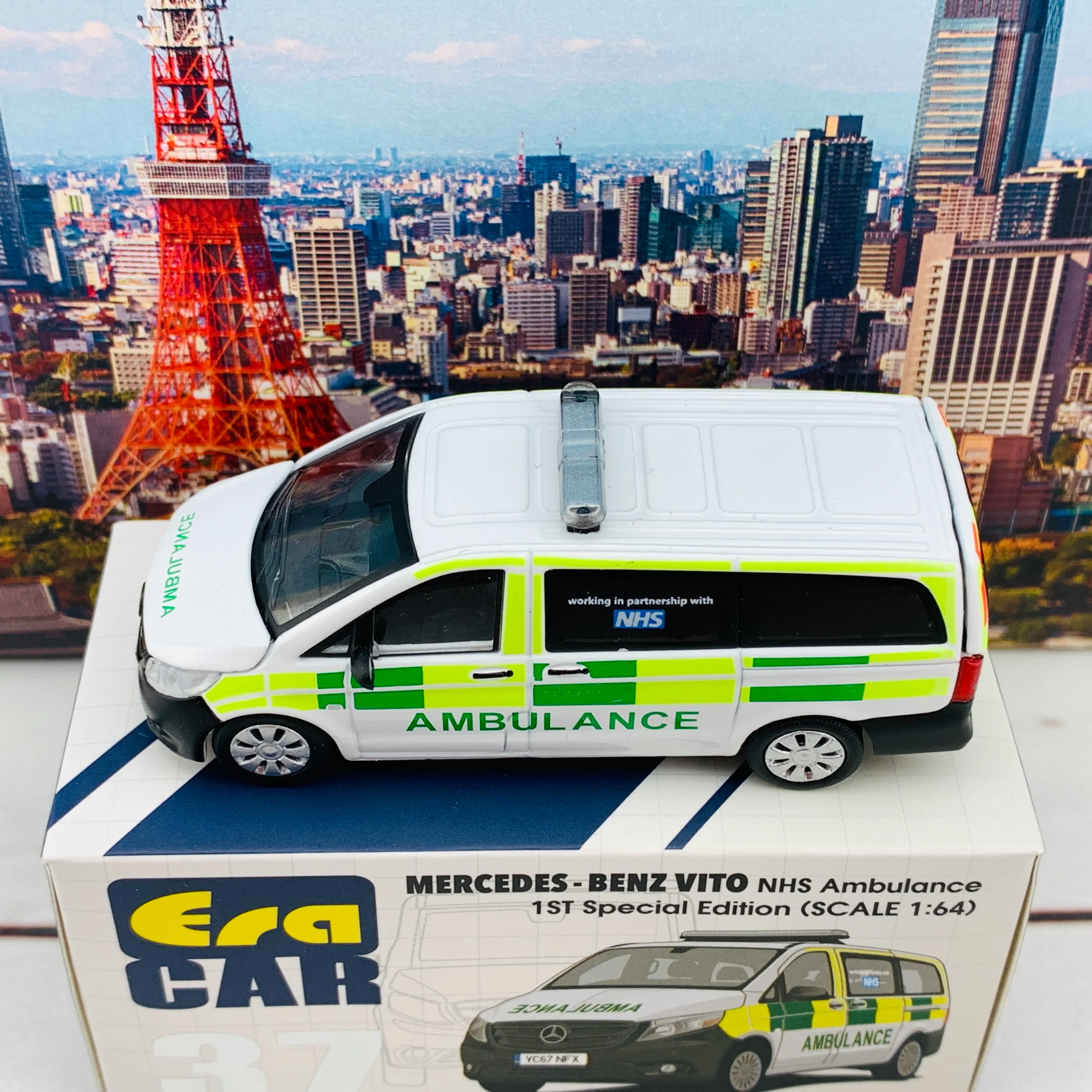 ERA CAR 37 1/64 Mercedes-Benz Vito - NHS Ambulance . 1ST Special Edition MB20VITRF37 - Image 7