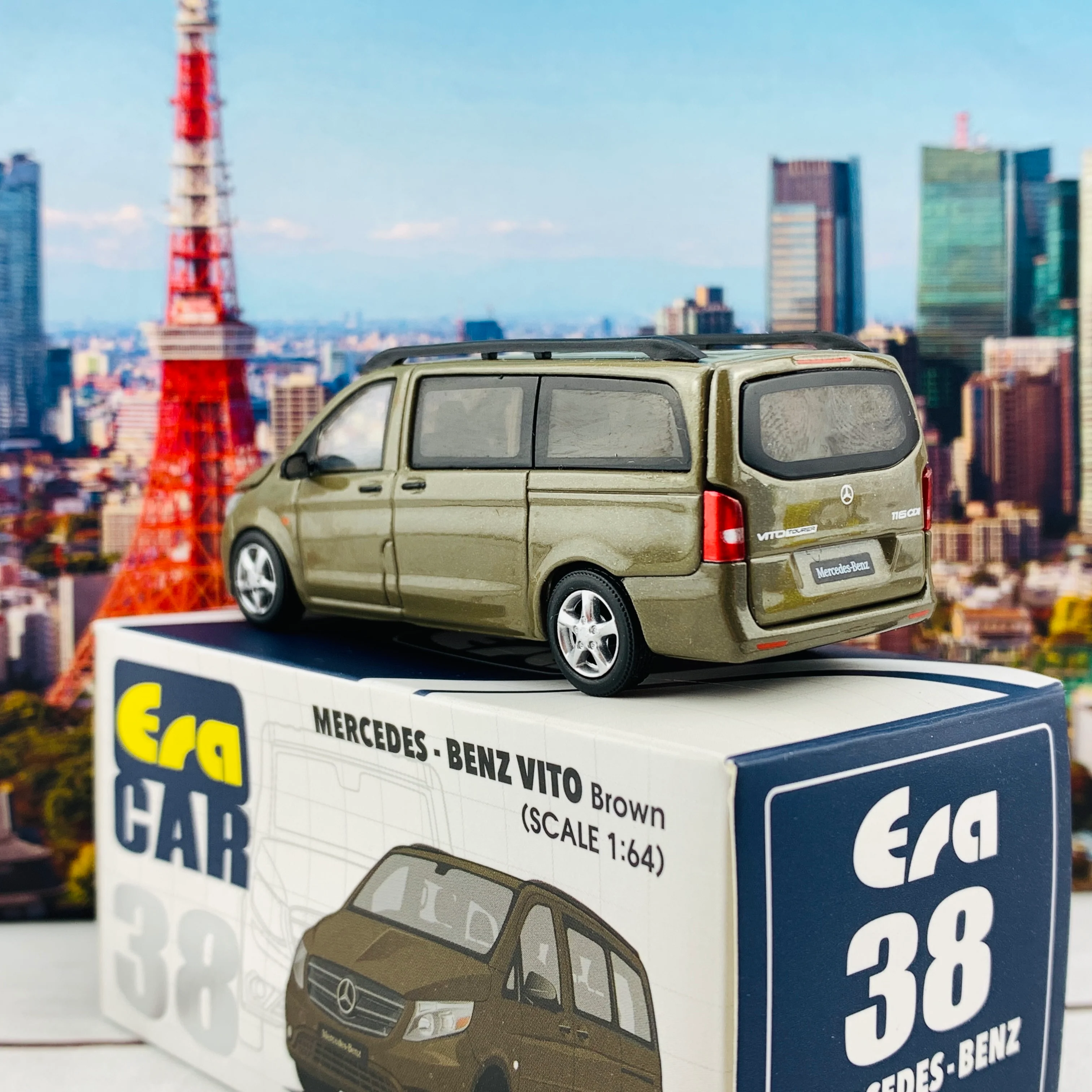 ERA CAR 38 1/64 Mercedes-Benz Vito - Brown MB20VITRN38 - Image 4