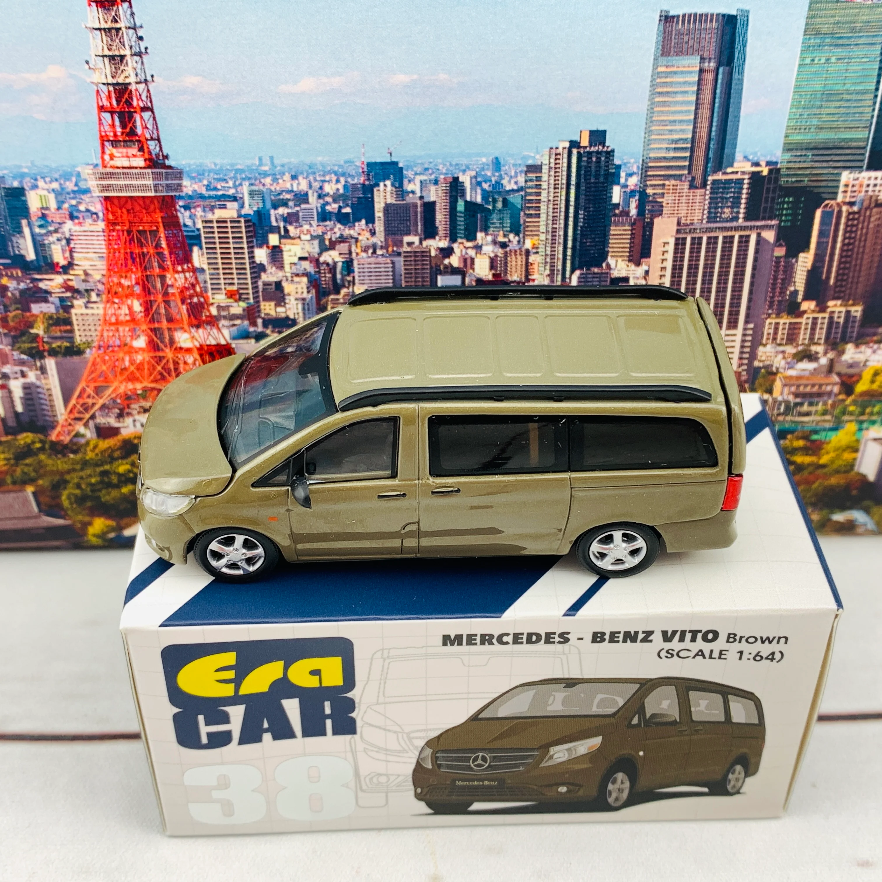 ERA CAR 38 1/64 Mercedes-Benz Vito - Brown MB20VITRN38 - Image 5