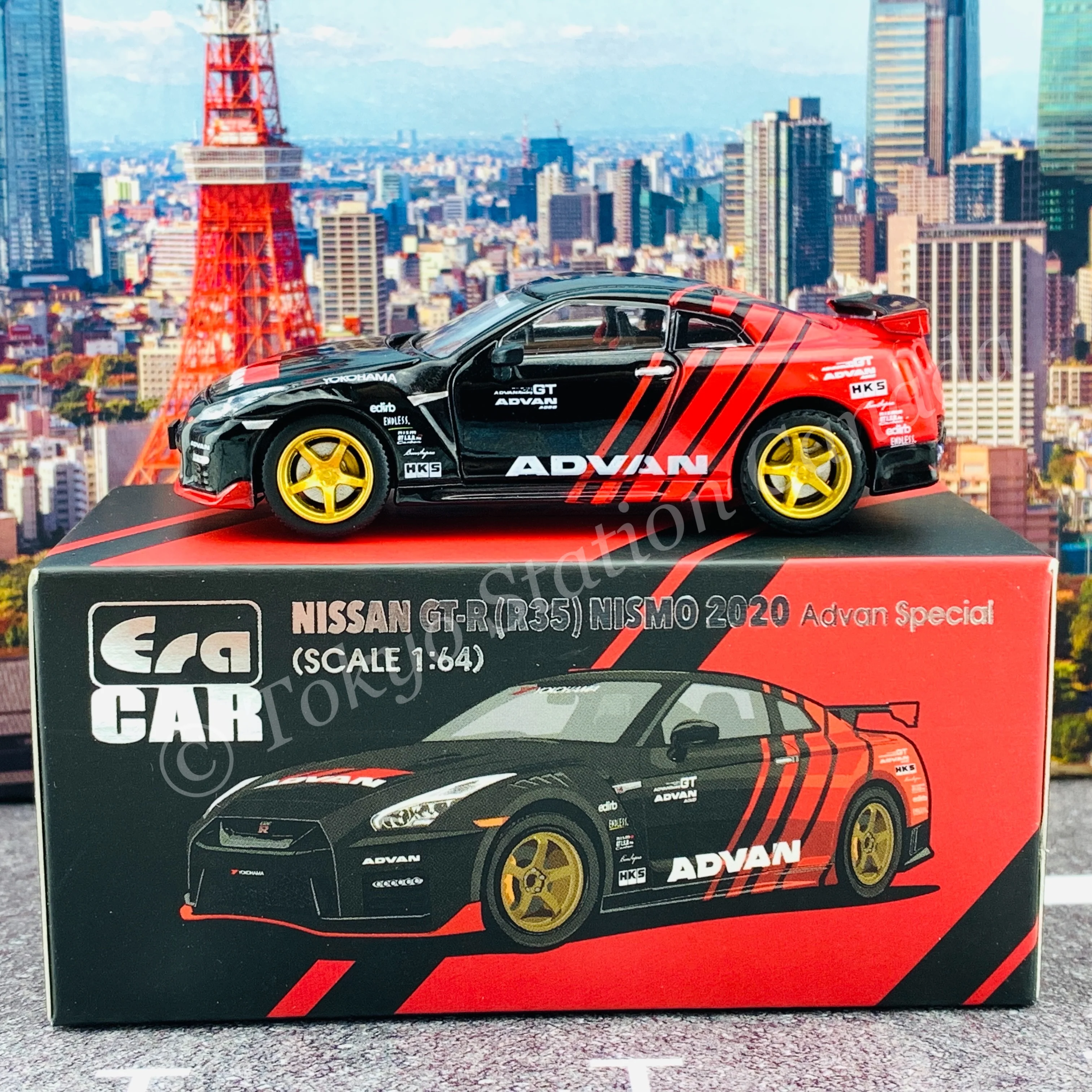 ERA CAR 1/64 Nissan GTR (R35) Nismo 2020 Advan Special NS20GTRSP34 - Image 2