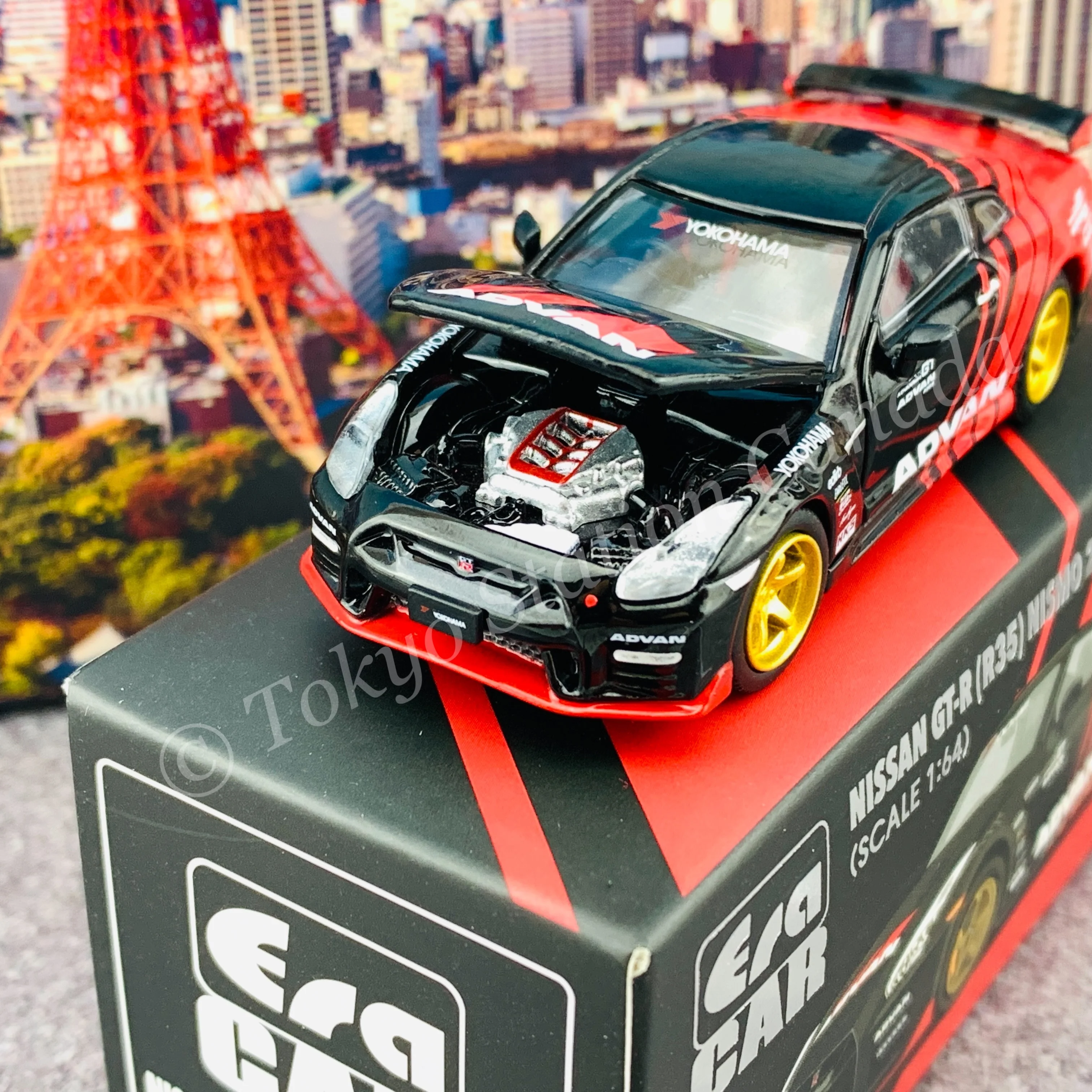 ERA CAR 1/64 Nissan GTR (R35) Nismo 2020 Advan Special NS20GTRSP34 - Image 3