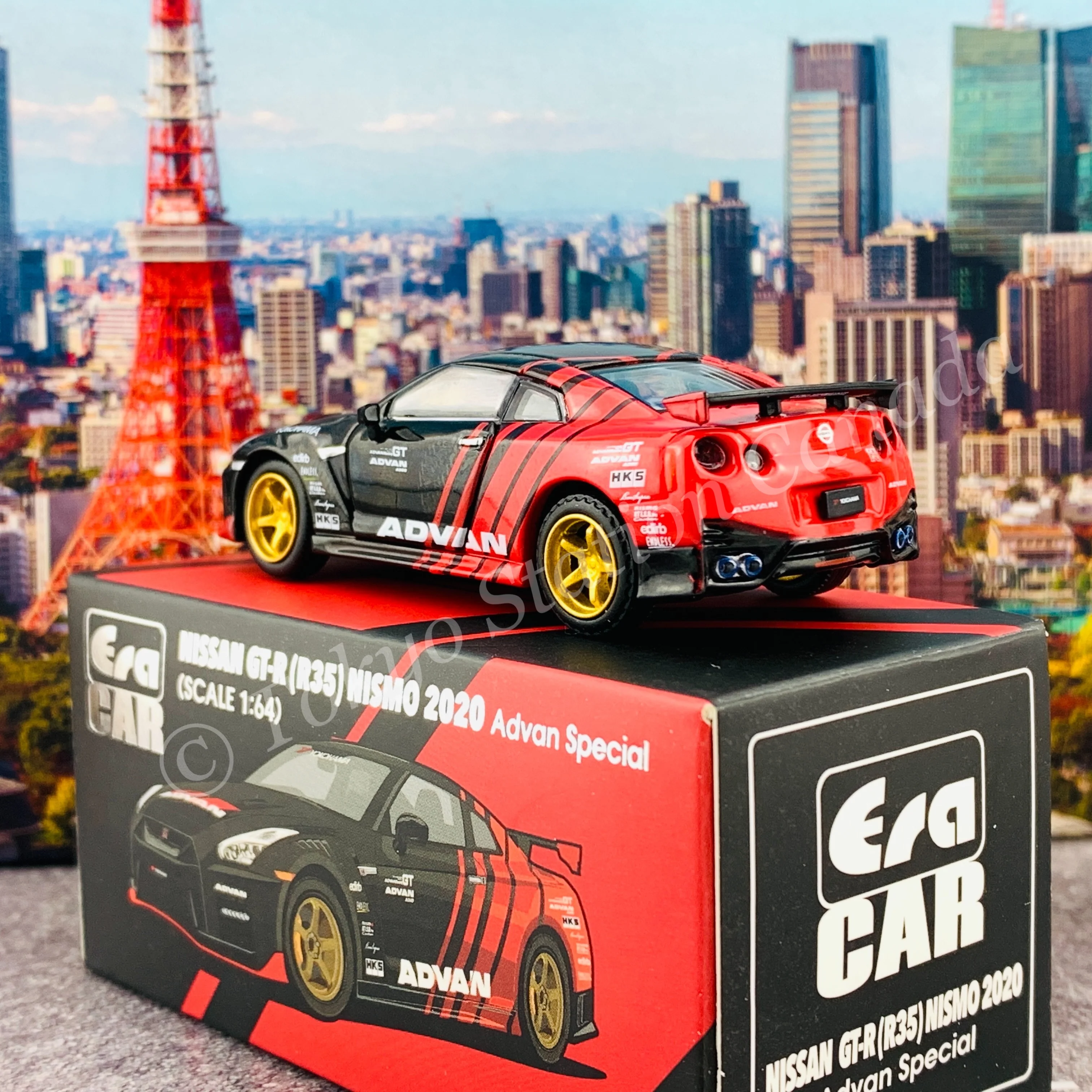 ERA CAR 1/64 Nissan GTR (R35) Nismo 2020 Advan Special NS20GTRSP34 - Image 4