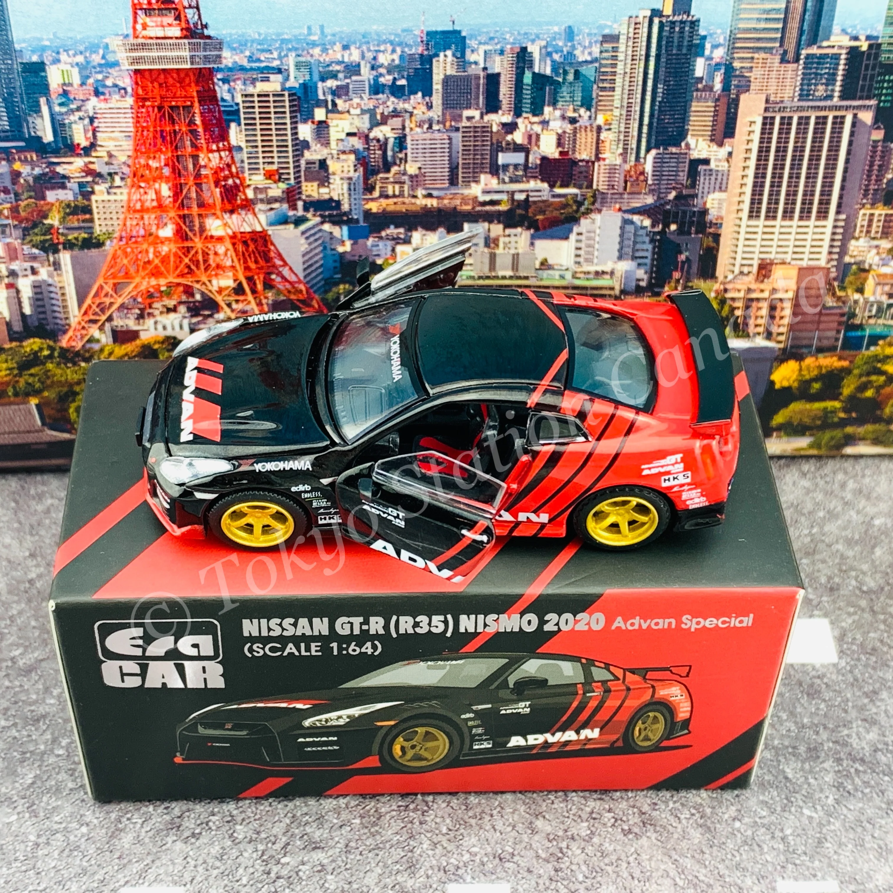 ERA CAR 1/64 Nissan GTR (R35) Nismo 2020 Advan Special NS20GTRSP34 - Image 5