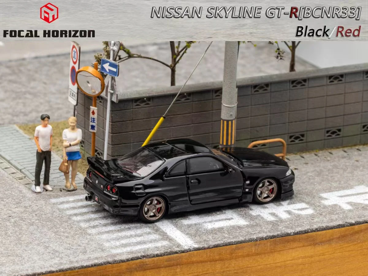 FOCAL HORIZON 1/64 Skyline R33 GT-R BLACK - Image 2