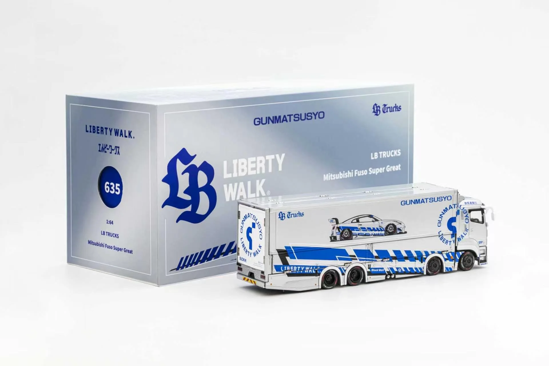 PREORDER GCD 1/64 LB TRUCK Mitsubishi Fuso Super Great SILVER - TAS Tokyo Exclusive Version KS-073-635 (Approx. Release Date: Q3 2026 and subject to the manufacturer's final decision) - Image 3