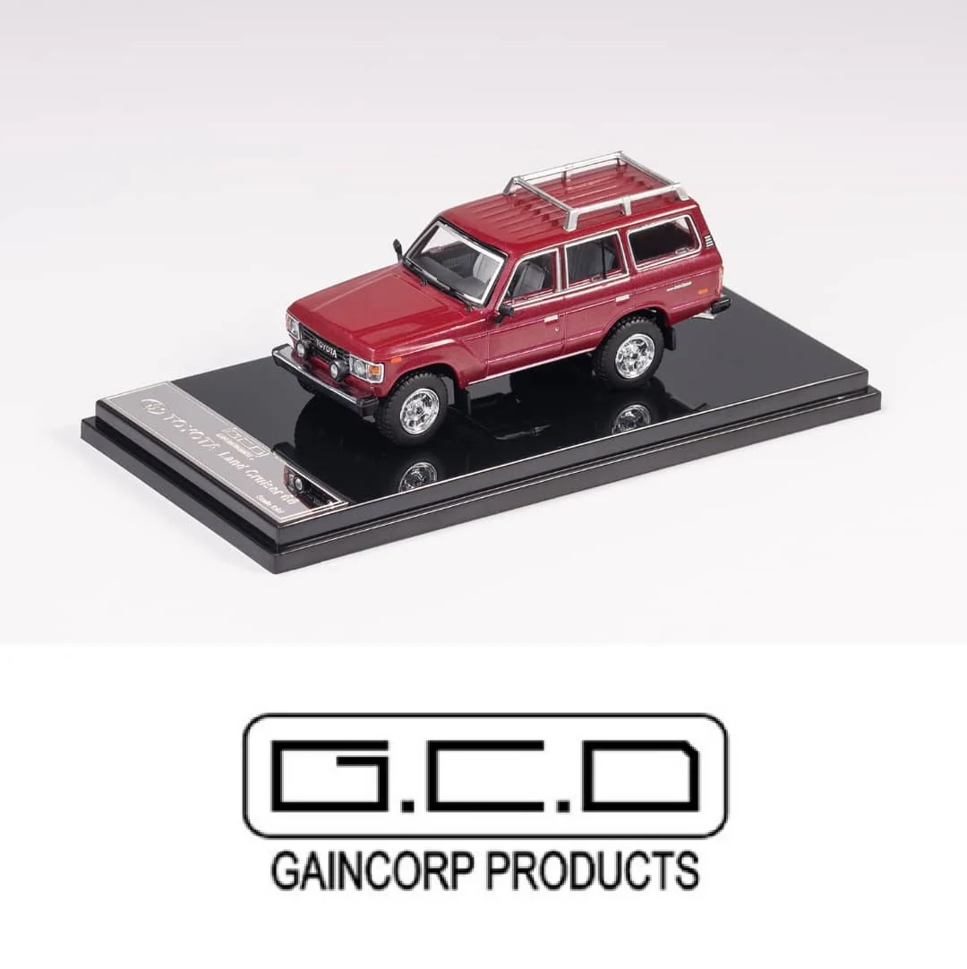 GCD 1/64 Toyota Land Cruiser LC60 Modified Version LHD RED KS029-89 - Image 5