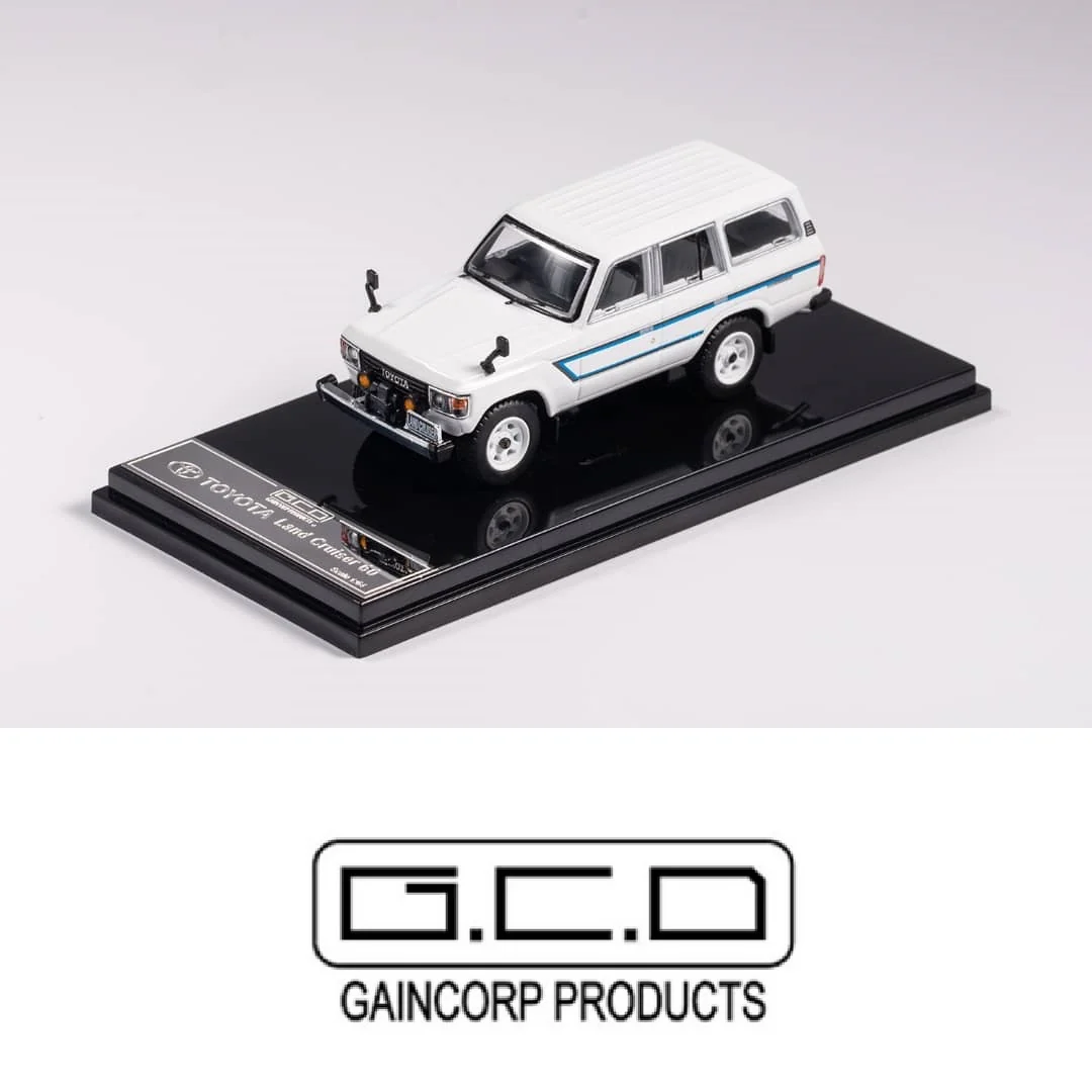 GCD 1/64 Toyota Land Cruiser LC60 Modified Version RHD WHITE KS029-87 - Image 5