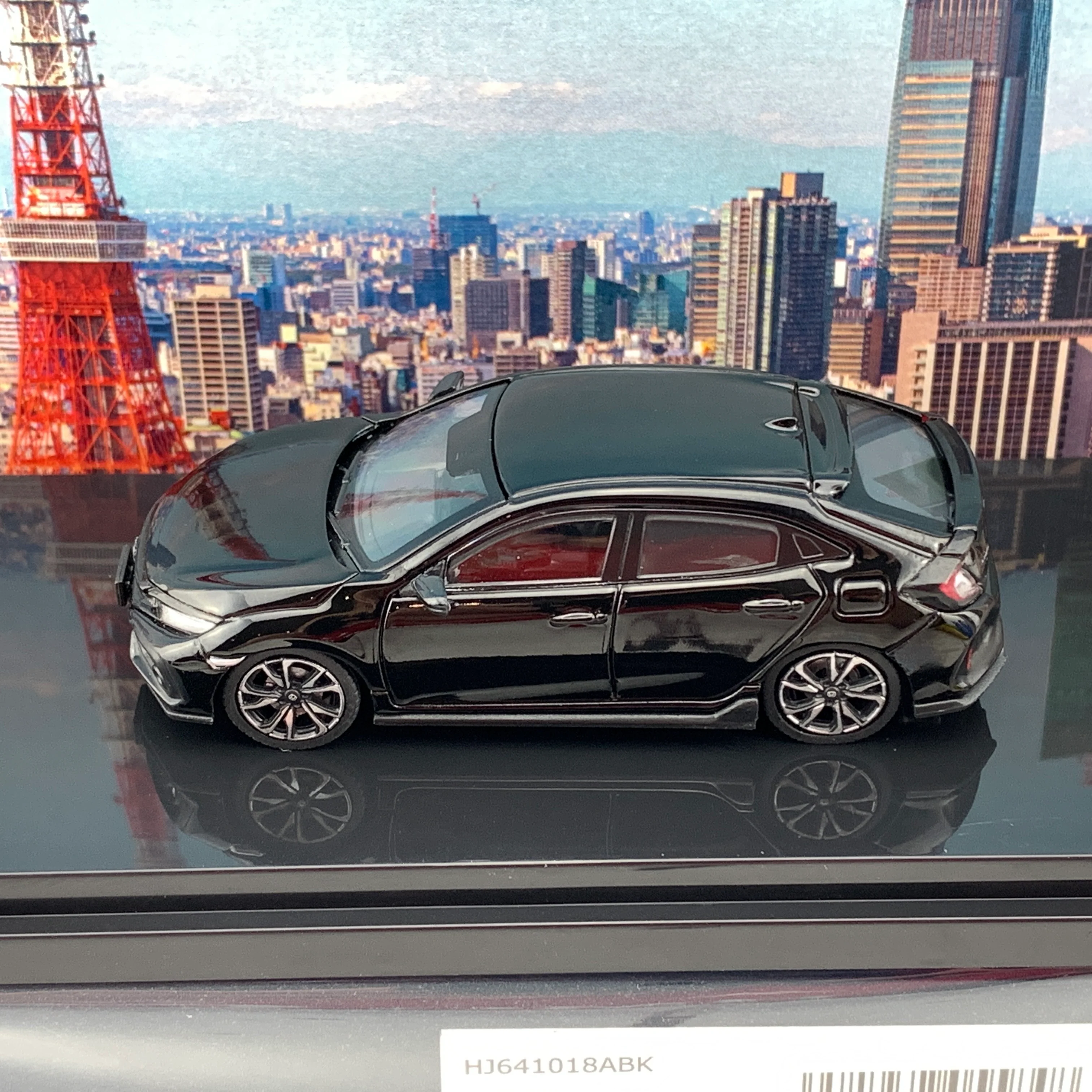 HOBBY JAPAN 1/64 Honda CIVIC Hatchback FK7 Black Pearl HJ641018ABK - Image 5