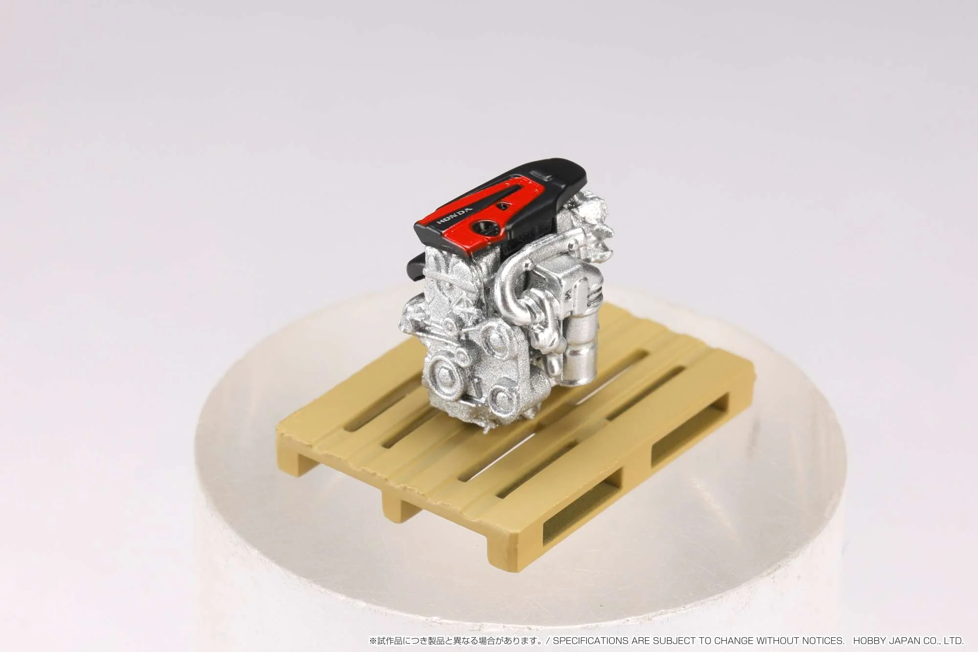 HOBBY JAPAN 1/64 Honda CIVIC TYPE R (FK8) 2017 with Engine Display Model Championship White HJ641055AW - Image 7