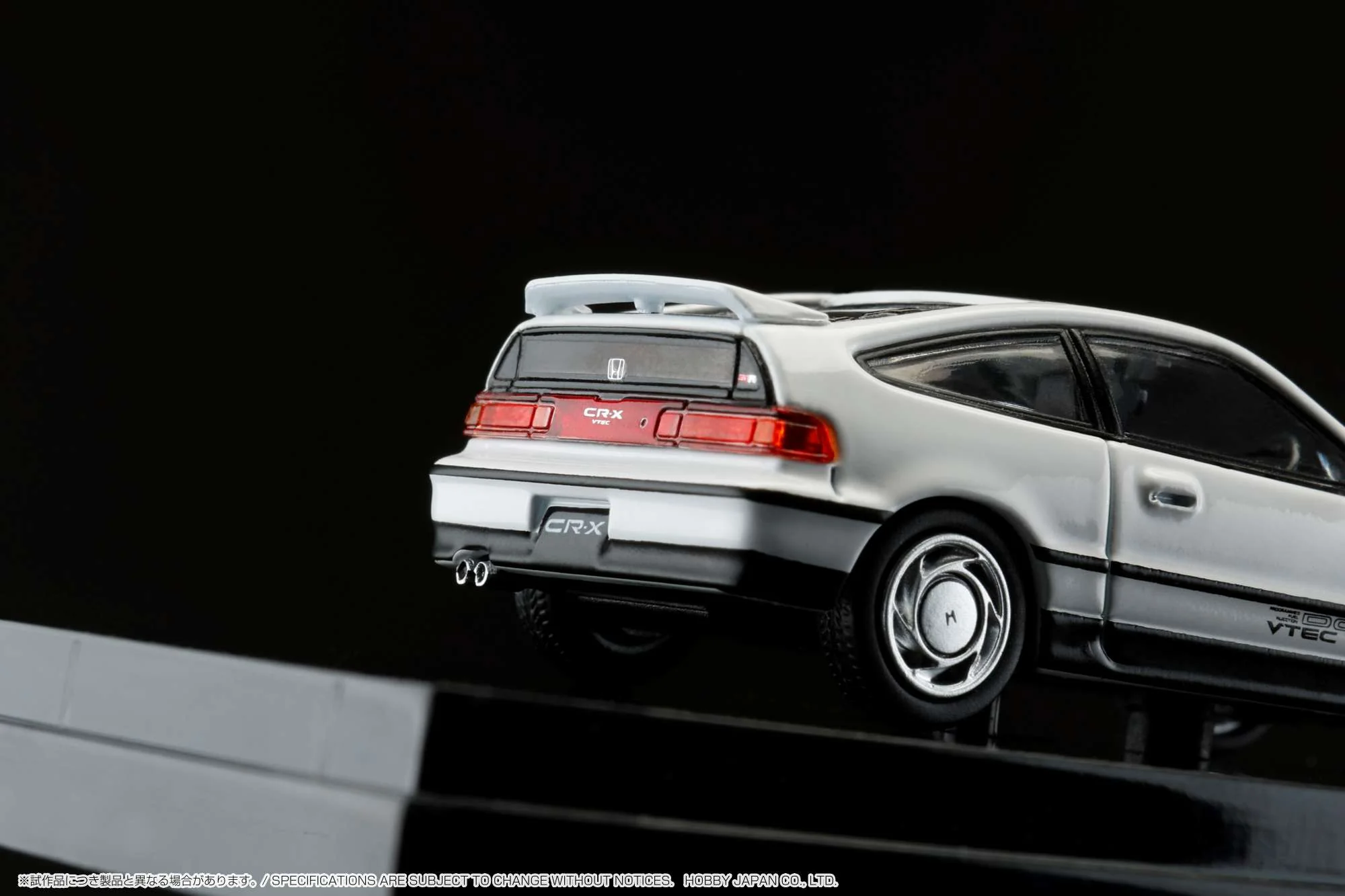 HOBBY JAPAN 1/64 Honda CR-X SiR (EF8) 1989 with Engine Display Model WHITE HJ642005W - Image 4