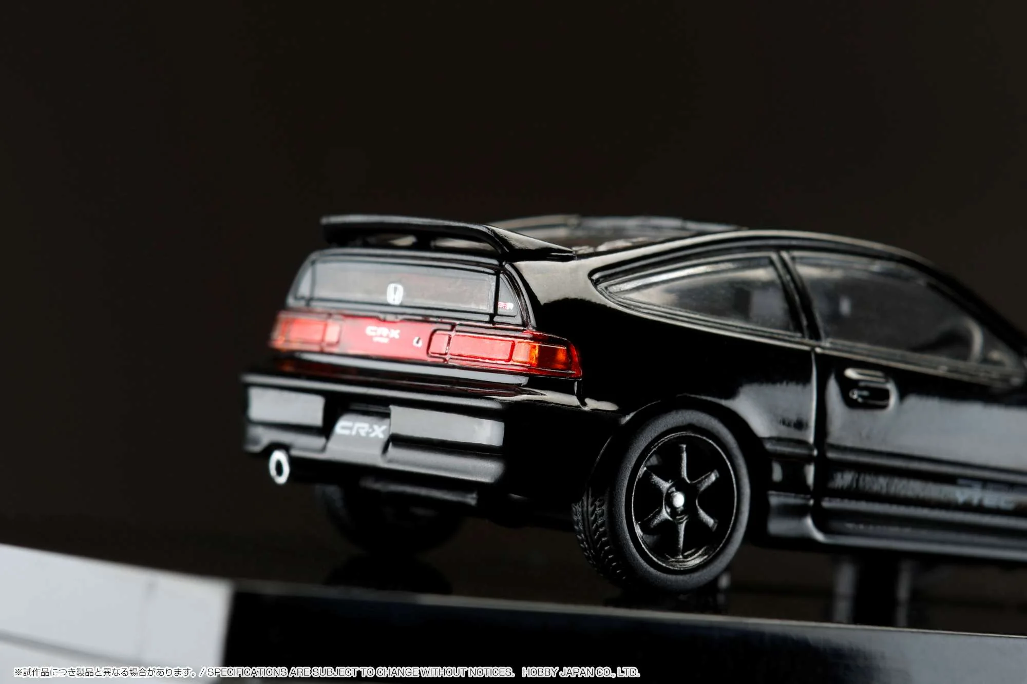 HOBBY JAPAN 1/64 Honda CR-X SiR (EF8) J.D.M. Style BLACK HJ643005BK - Image 4